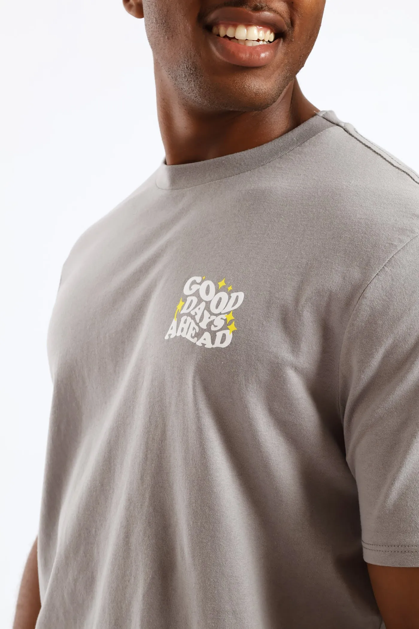 Good Days Front & Back Tee - Grey sold by Edgars product image thumbnail 3