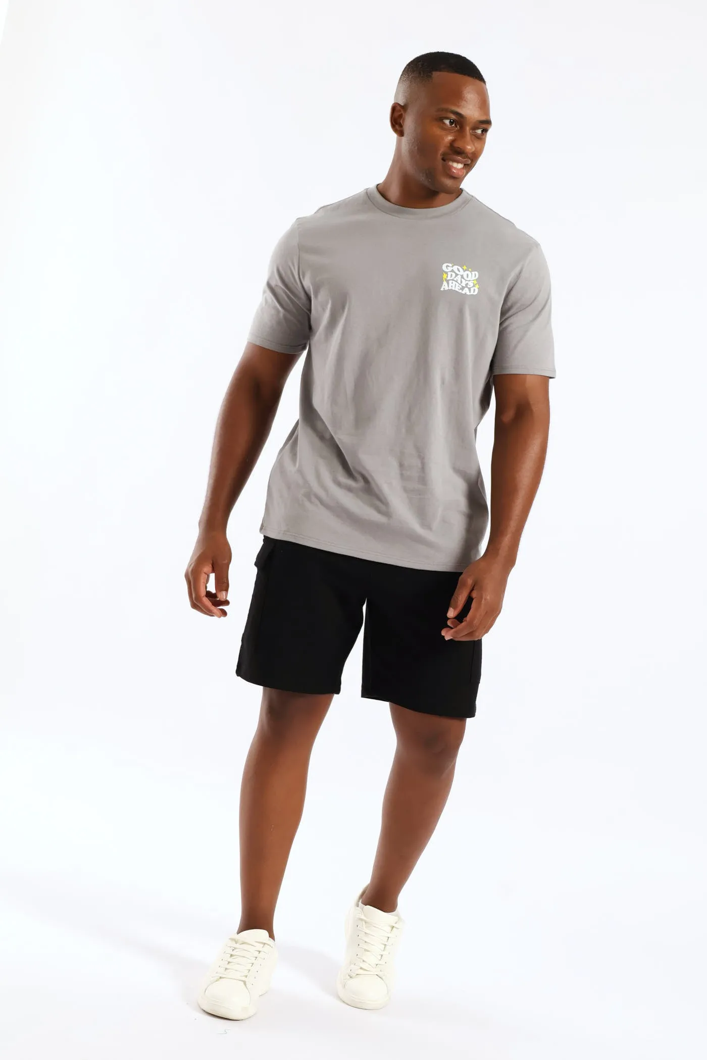 Good Days Front & Back Tee - Grey sold by Edgars product image thumbnail 5