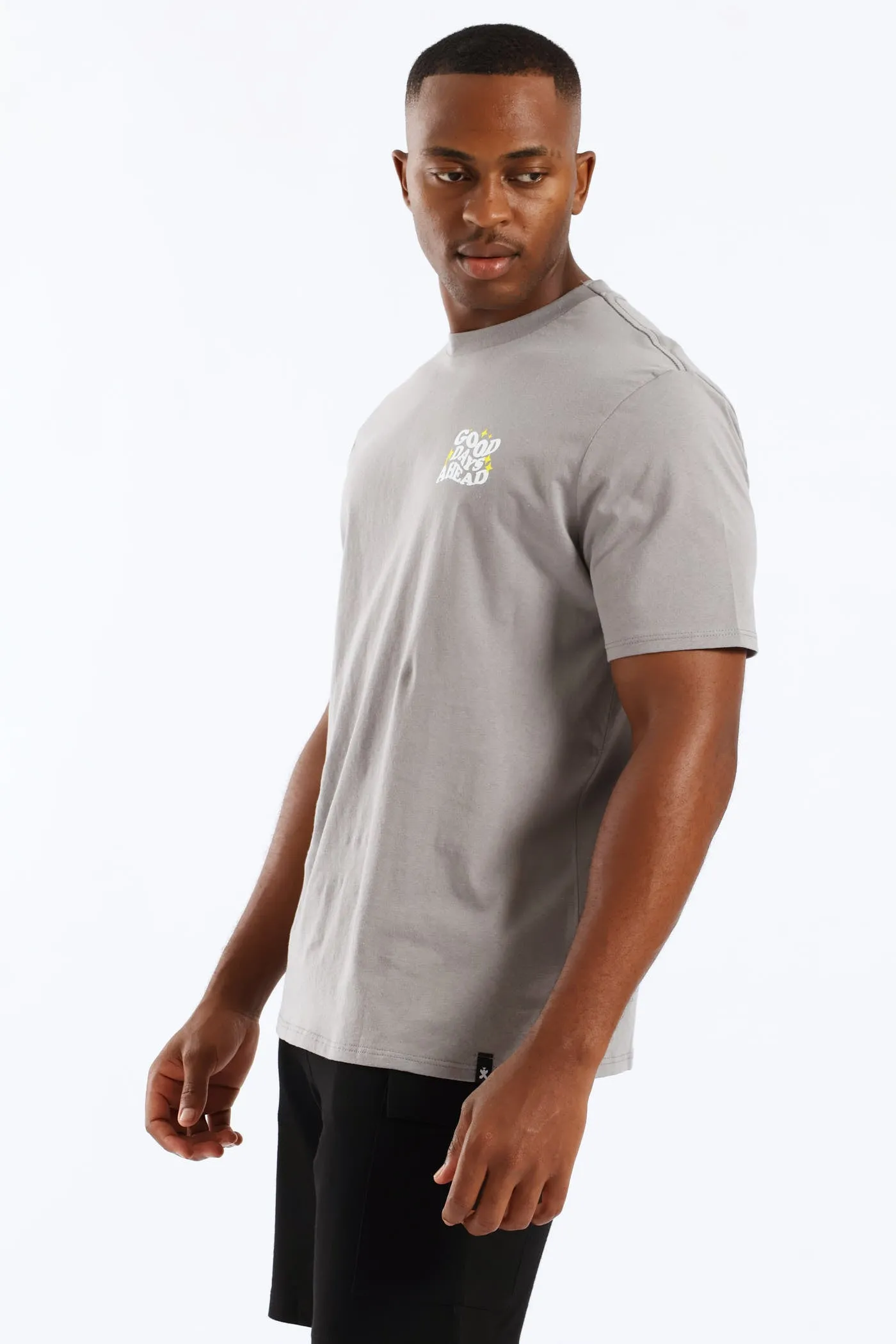 Good Days Front & Back Tee - Grey sold by Edgars product image thumbnail 4