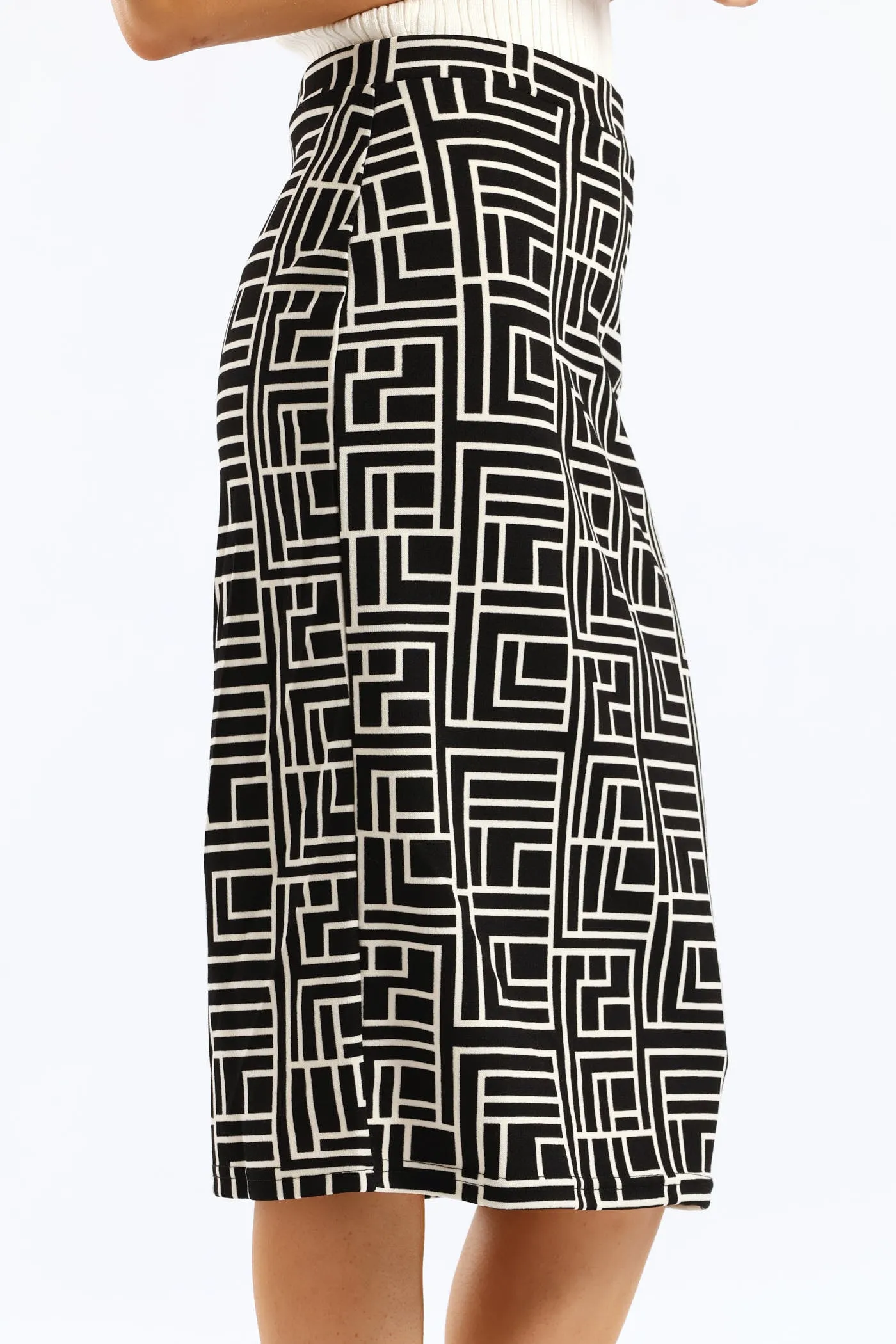 2 Pack Basic Career Skirt - Black/White sold by Edgars product image thumbnail 5
