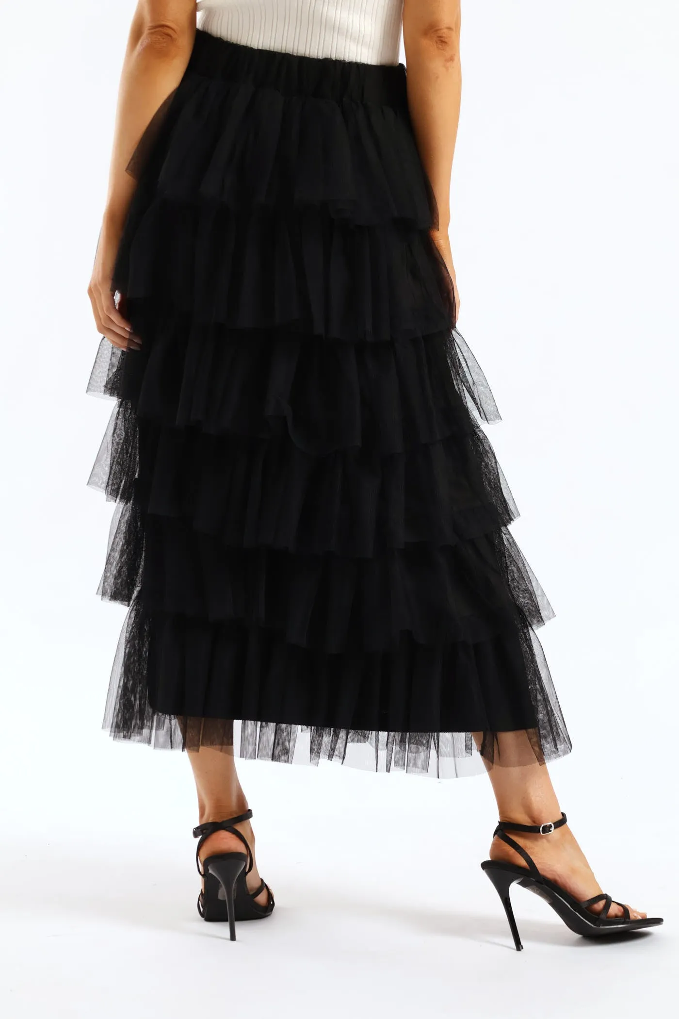 Multi Tiered Rara Maxi Skirt - Black sold by Edgars product image thumbnail 5