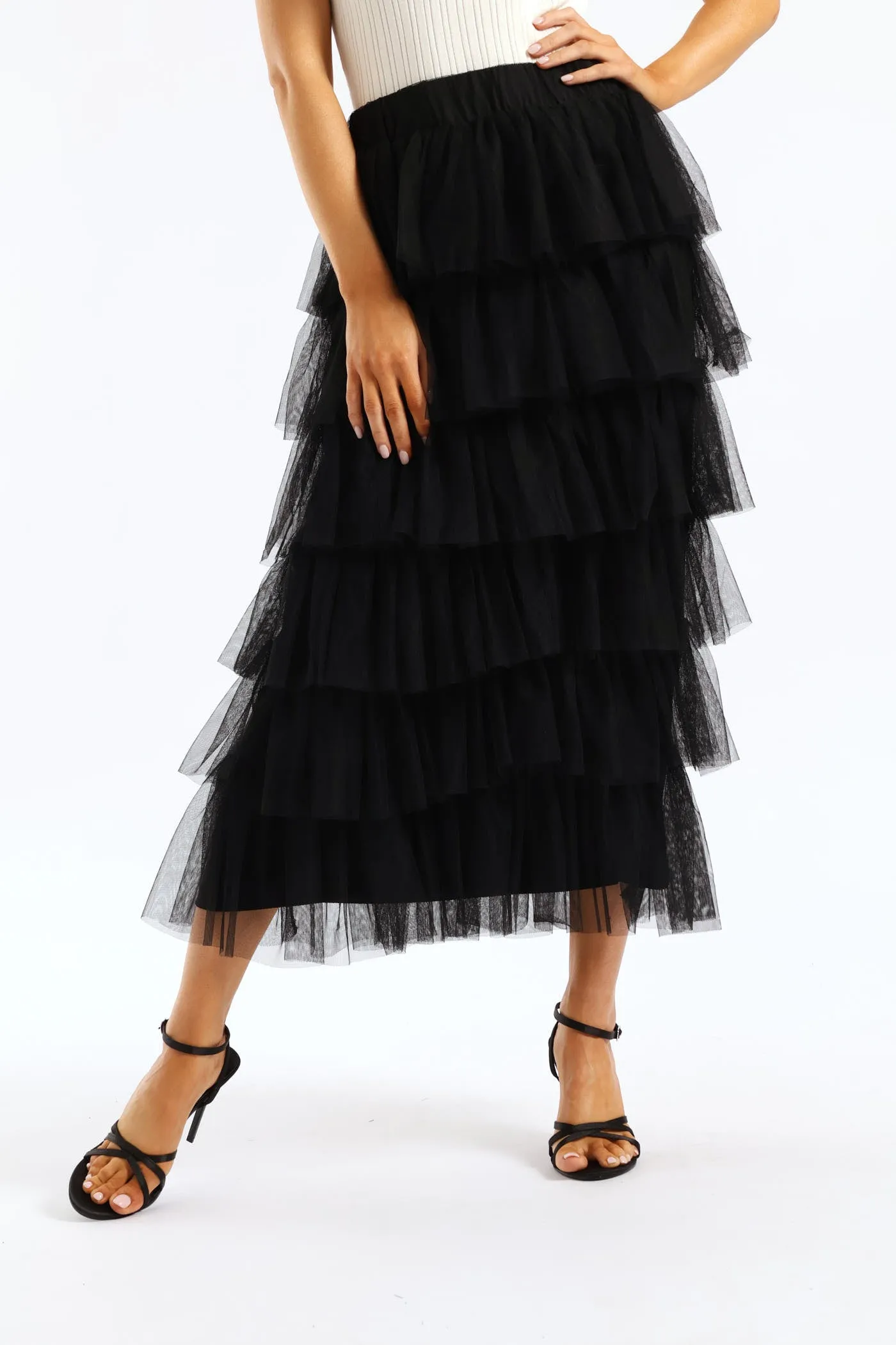 Multi Tiered Rara Maxi Skirt - Black sold by Edgars product image thumbnail 2