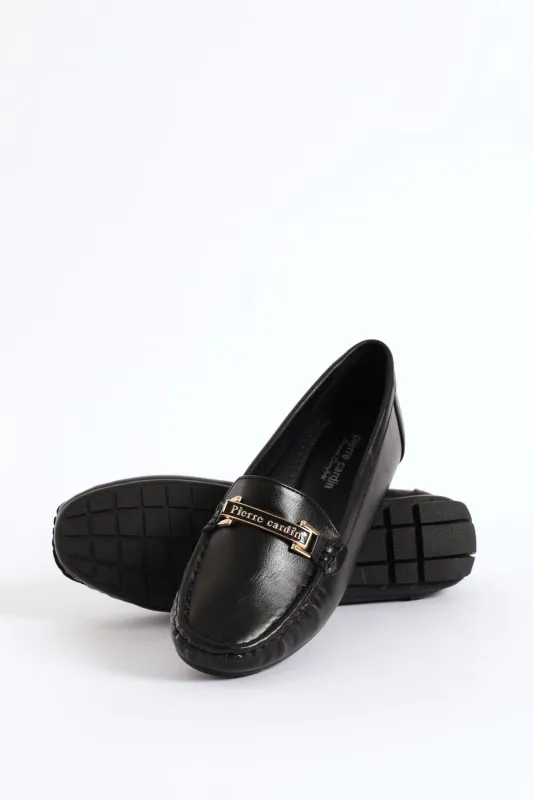Logo Buckle Fashion Loafer - Black sold by Edgars