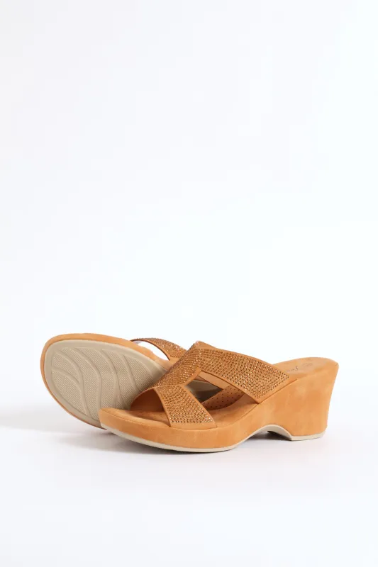 Bling Sandal - Tan sold by Edgars