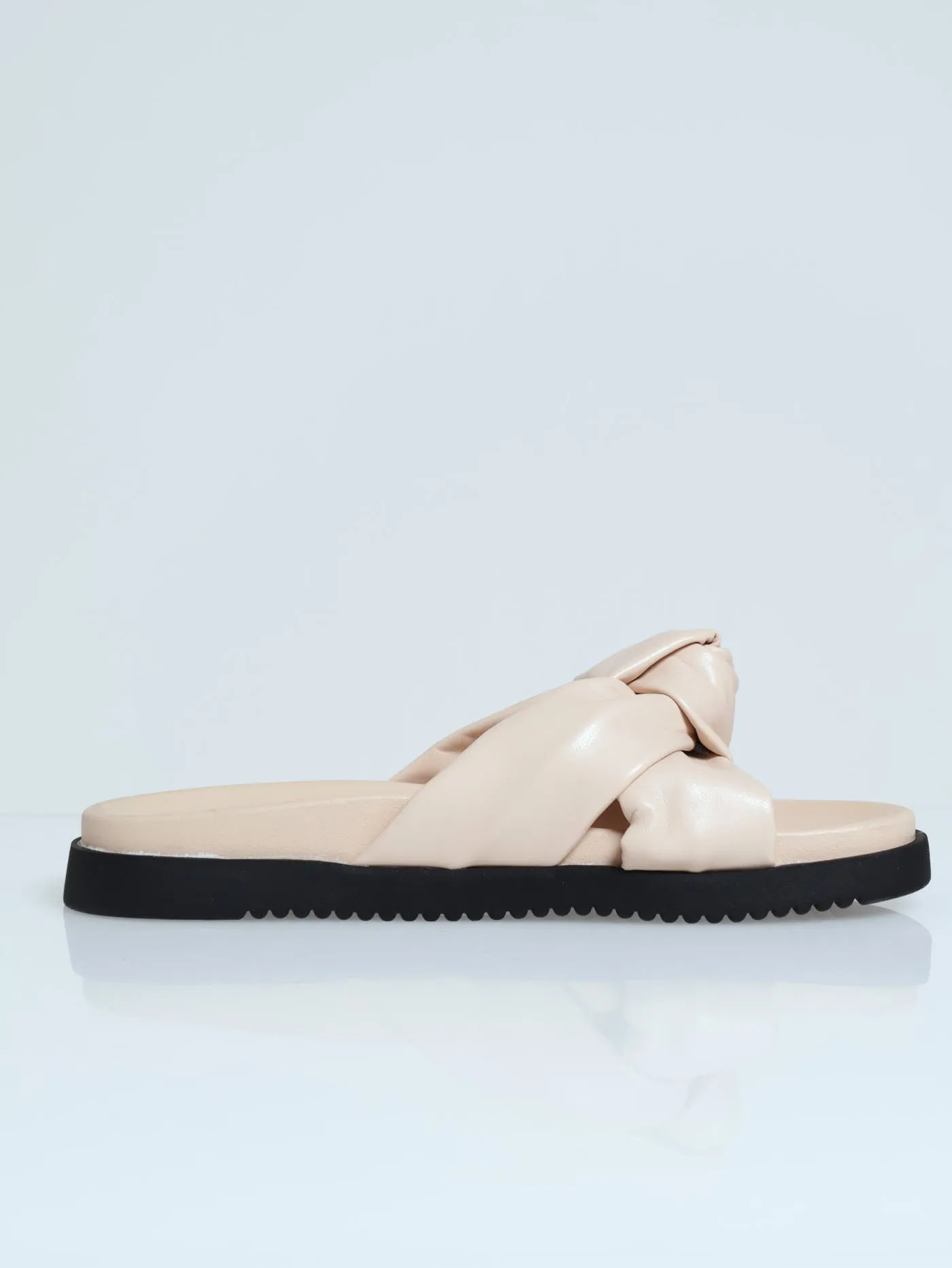 Knotted Band Flatform Mule Sandal - Oatmeal sold by Edgars product image thumbnail 4
