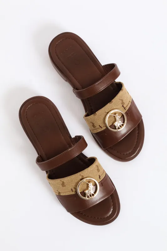 Circle Trim Slide - Tan sold by Edgars