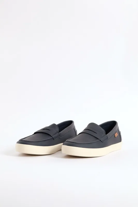 Penny Moccasin Casual Slip On - Navy sold by Edgars