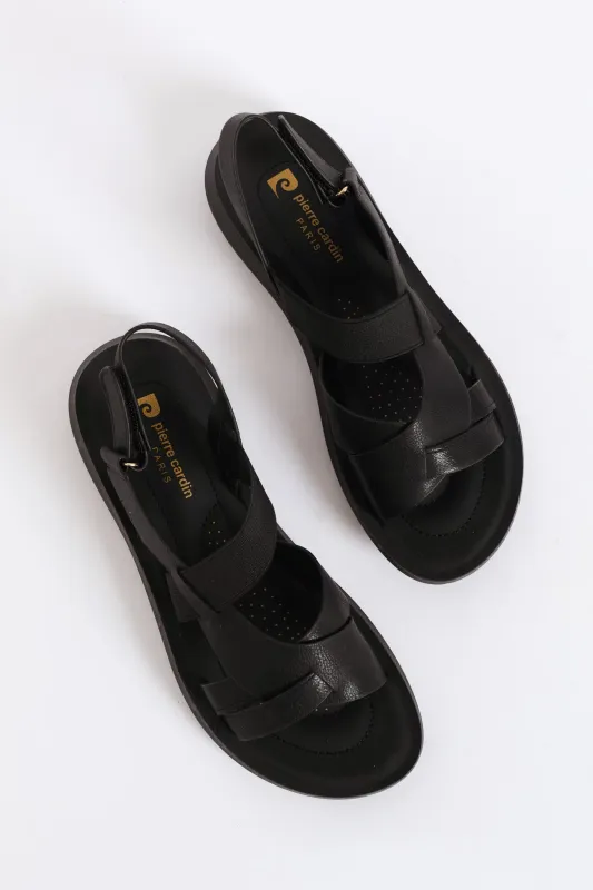 Ankle Strap Sandal - Black sold by Edgars