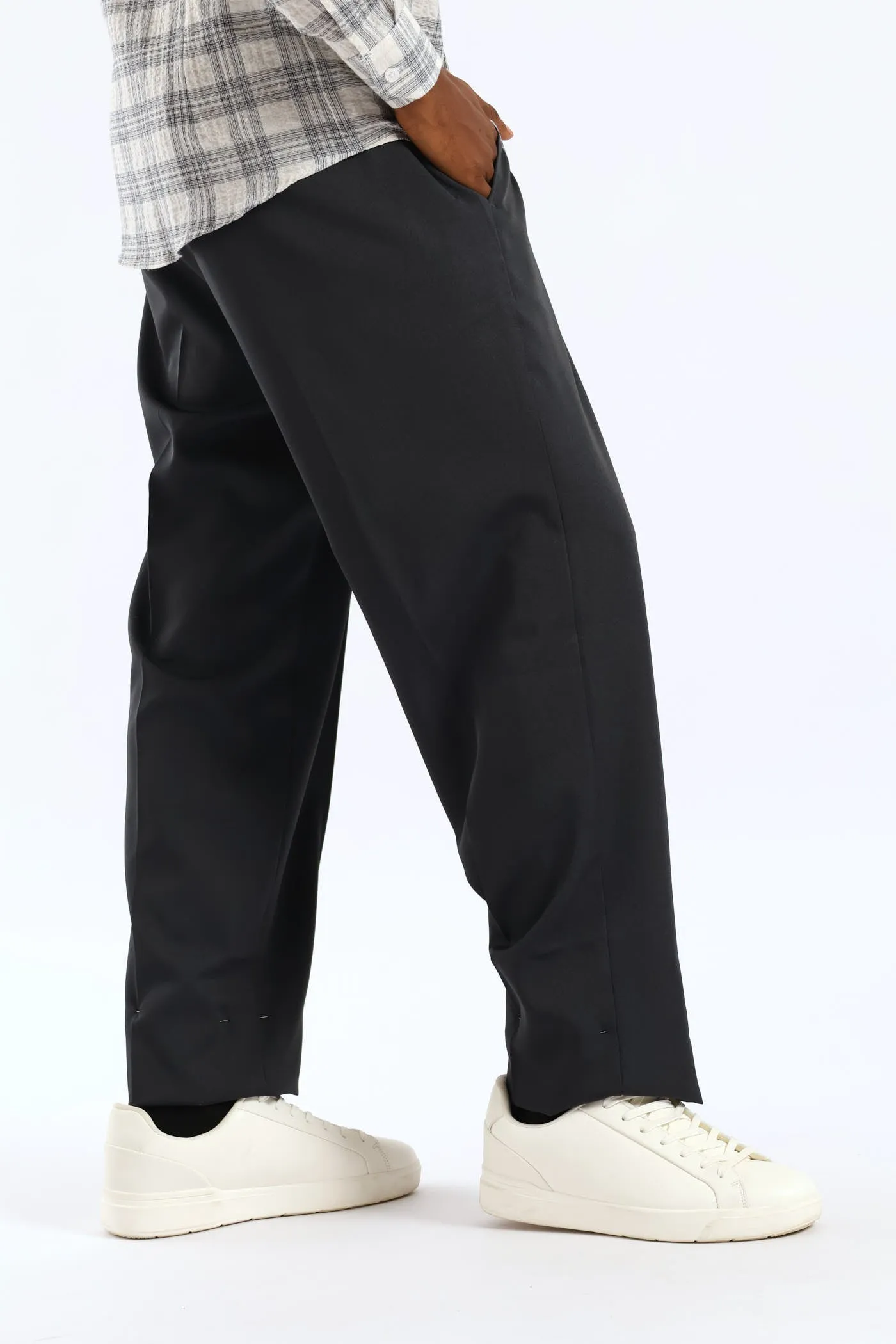 Stretch Elasticated Pintuck Jogger - Charcoal sold by Edgars product image thumbnail 3