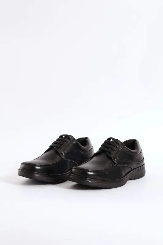 Lace Up Smart Casual Shoe - Black sold by Edgars