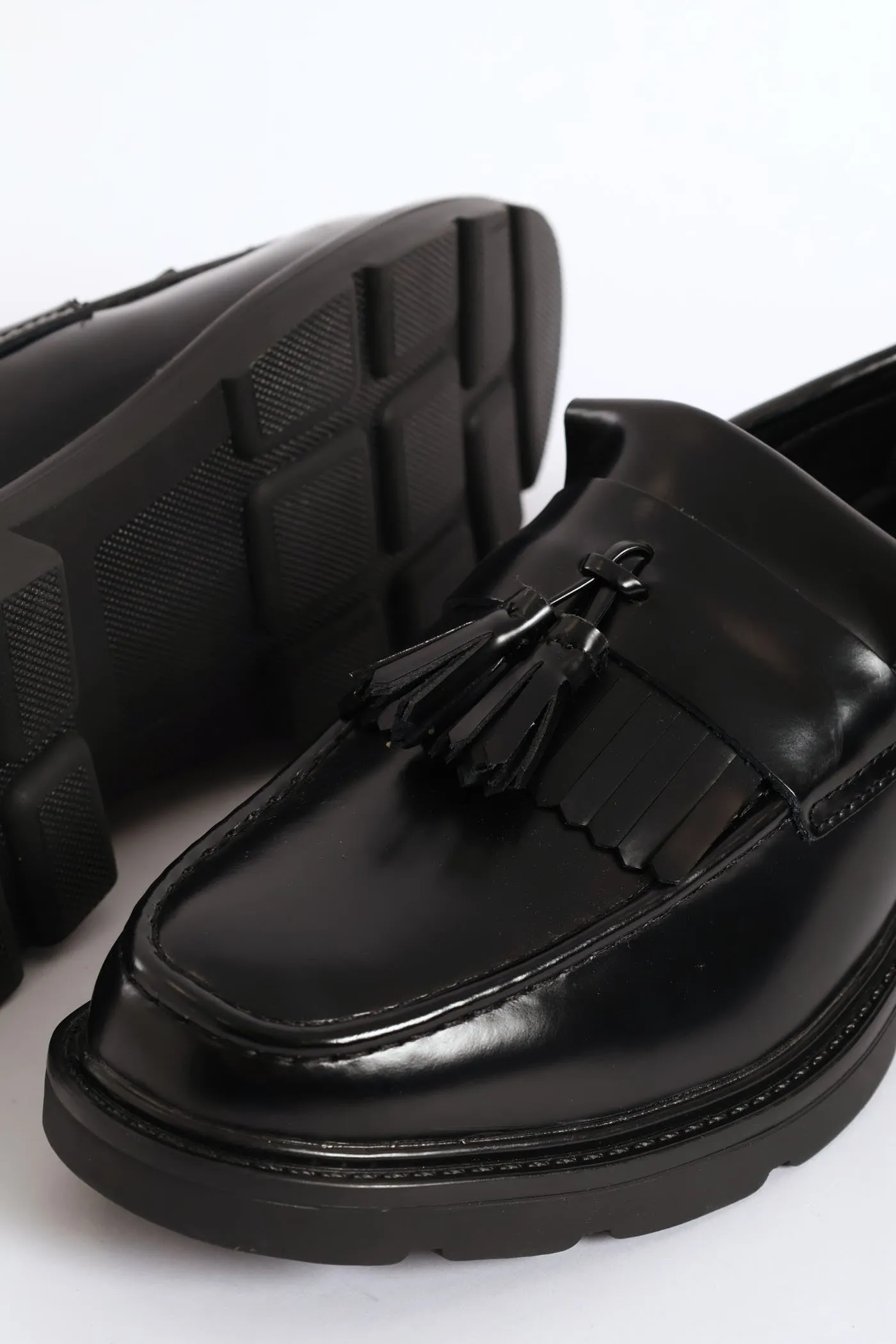 Fringe & Tassle Chunky Slip On - Black sold by Edgars product image thumbnail 2