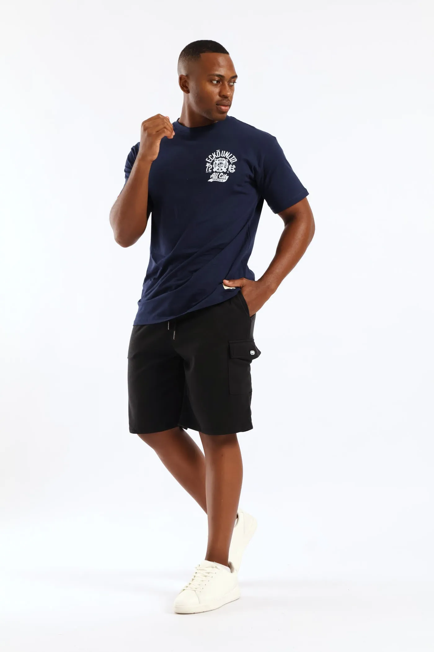All City Bk Print Tee - Navy sold by Edgars product image thumbnail 4
