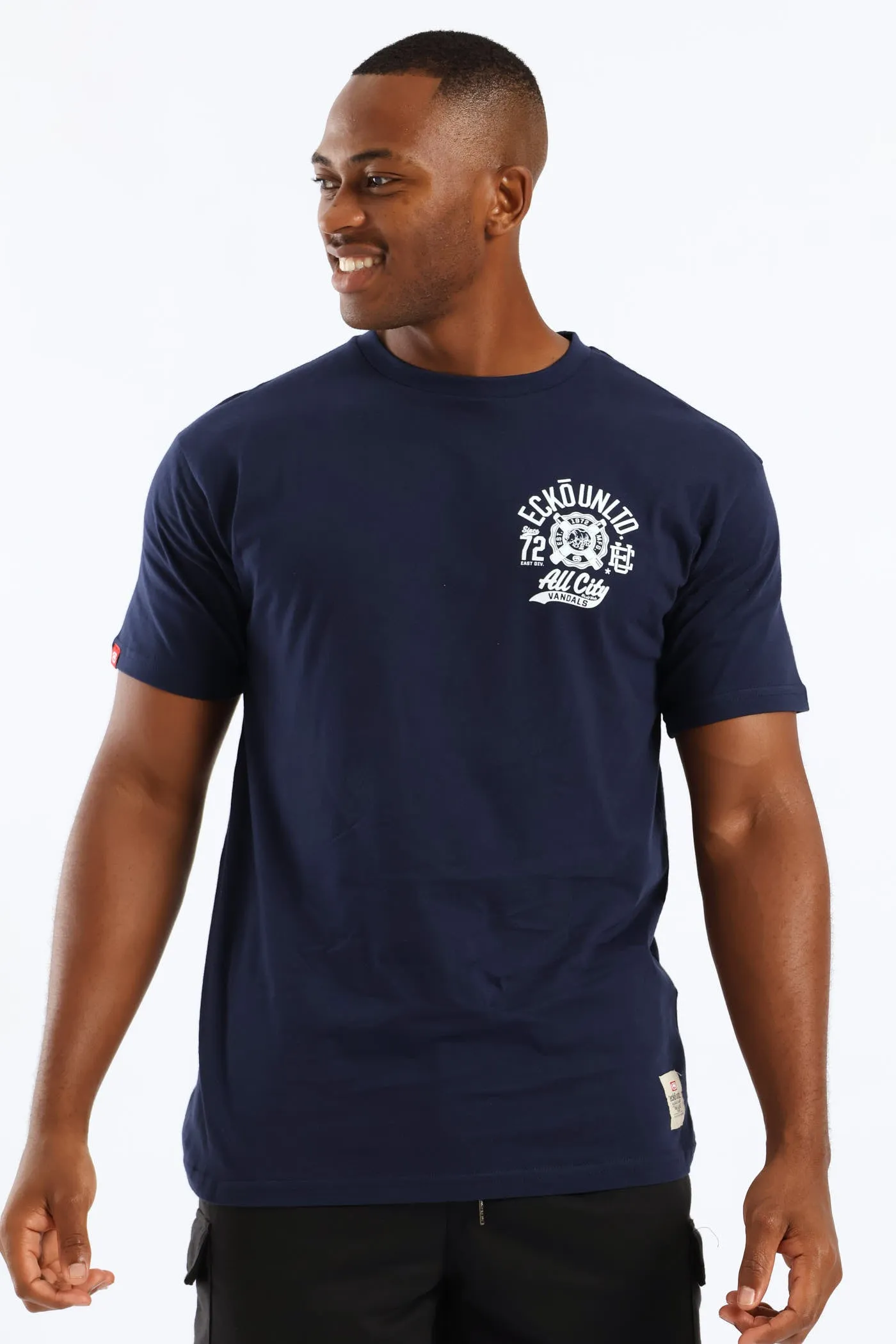 All City Bk Print Tee - Navy sold by Edgars product image thumbnail 2