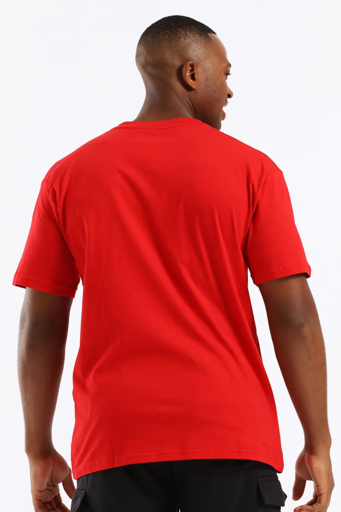 Stacked Logo Tee - Red sold by Edgars product image thumbnail 5