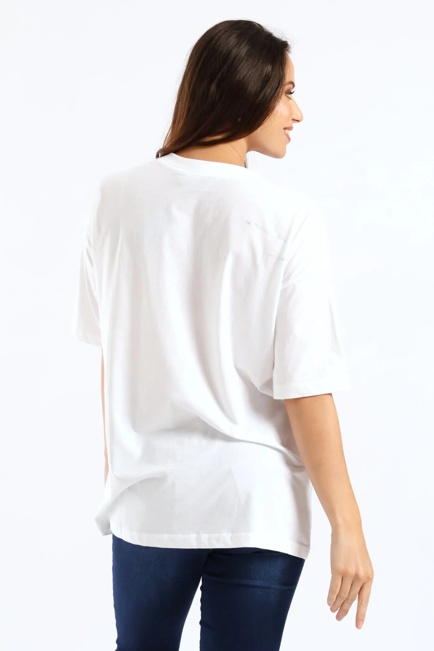NY Teddy Oversized Tee - White sold by Edgars product image thumbnail 4
