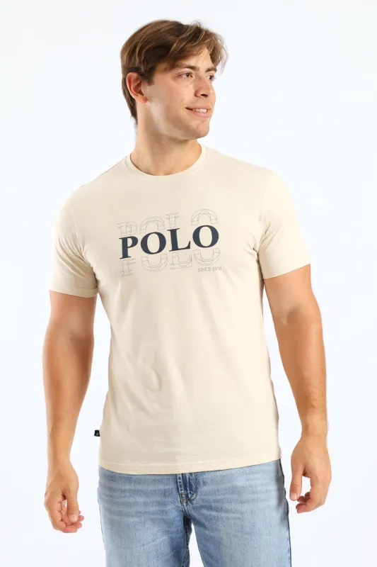 Bo Tee - White/Navy sold by Edgars