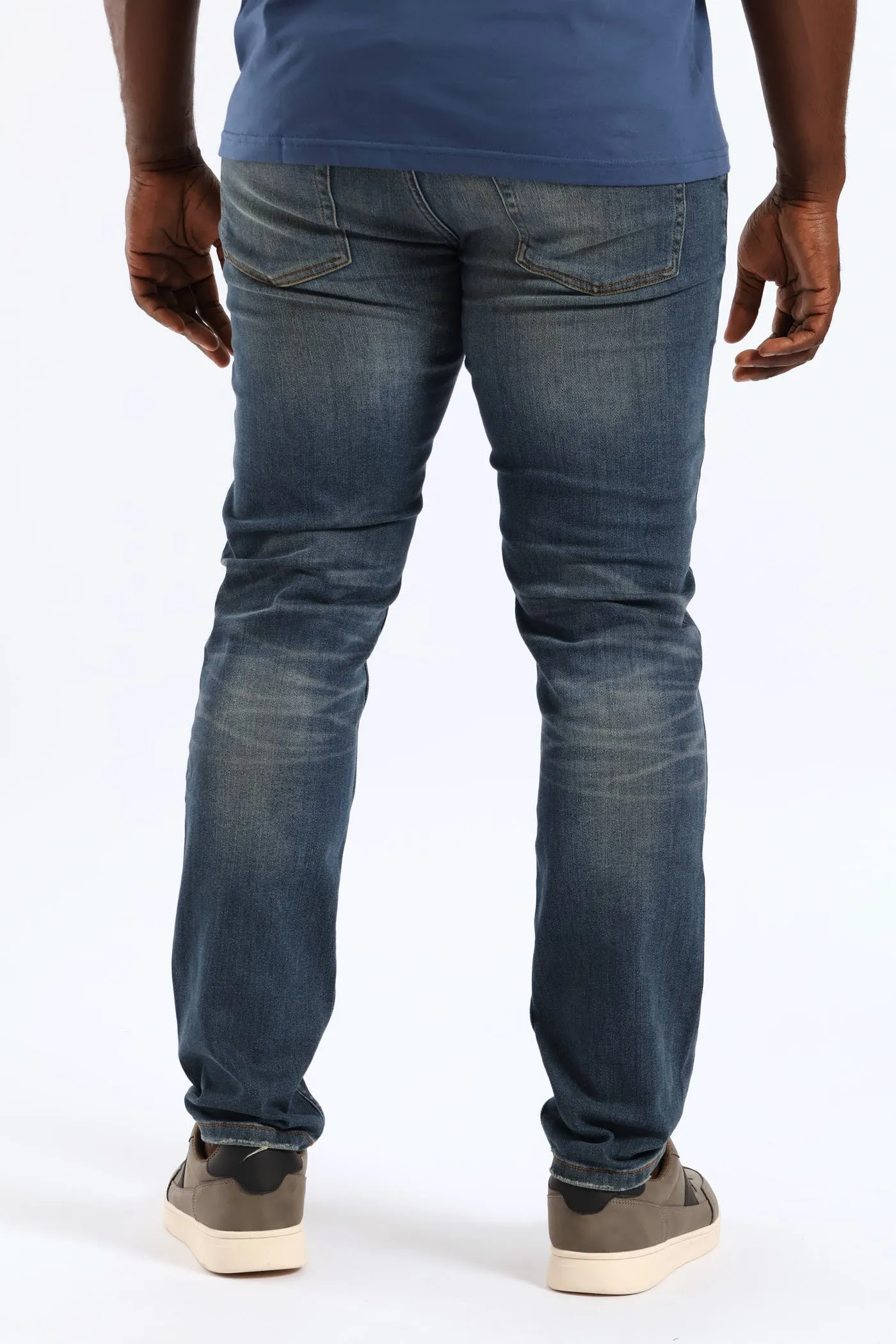 Worn In Skinny Denim - Dark Blue sold by Edgars product image thumbnail 4