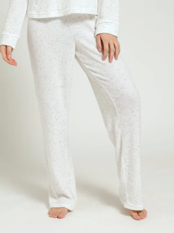 Straight Leg Knit Pj Pants - Ice Grey sold by Edgars