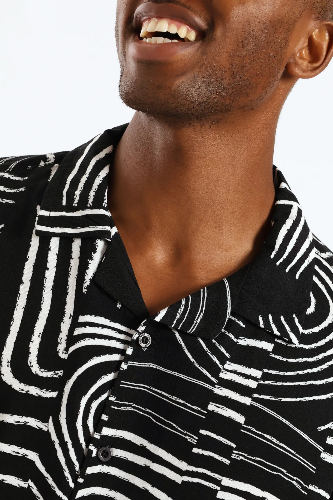 Wave Viscose Shirt - Black sold by Edgars product image thumbnail 2