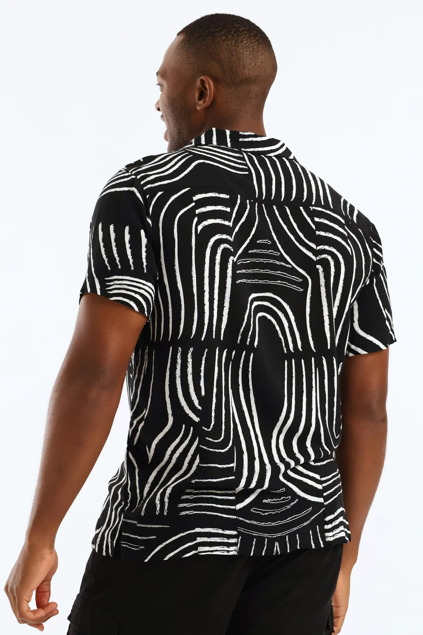 Wave Viscose Shirt - Black sold by Edgars product image thumbnail 4