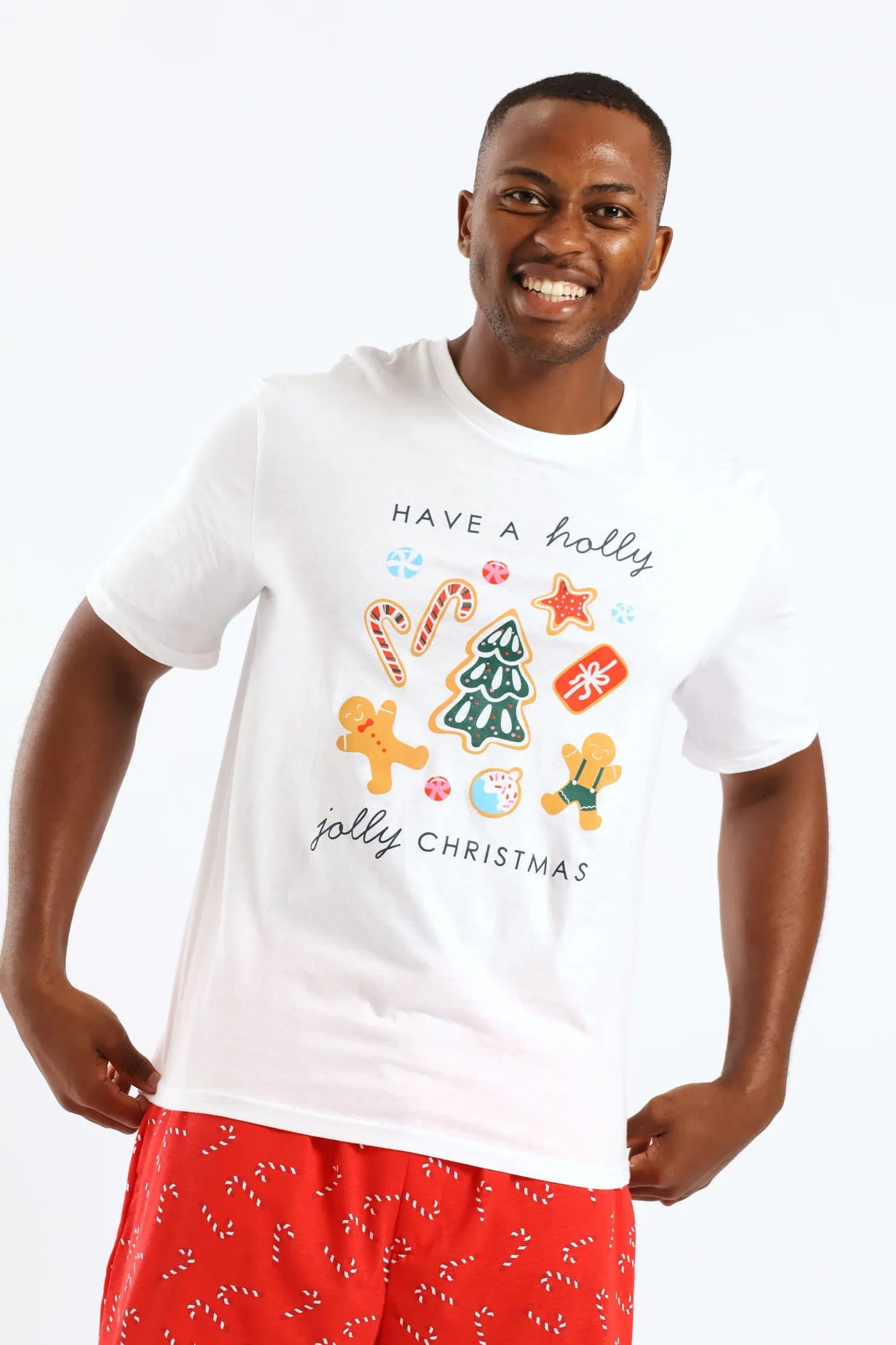 Christmas Print Tee - White sold by Edgars product image thumbnail 3