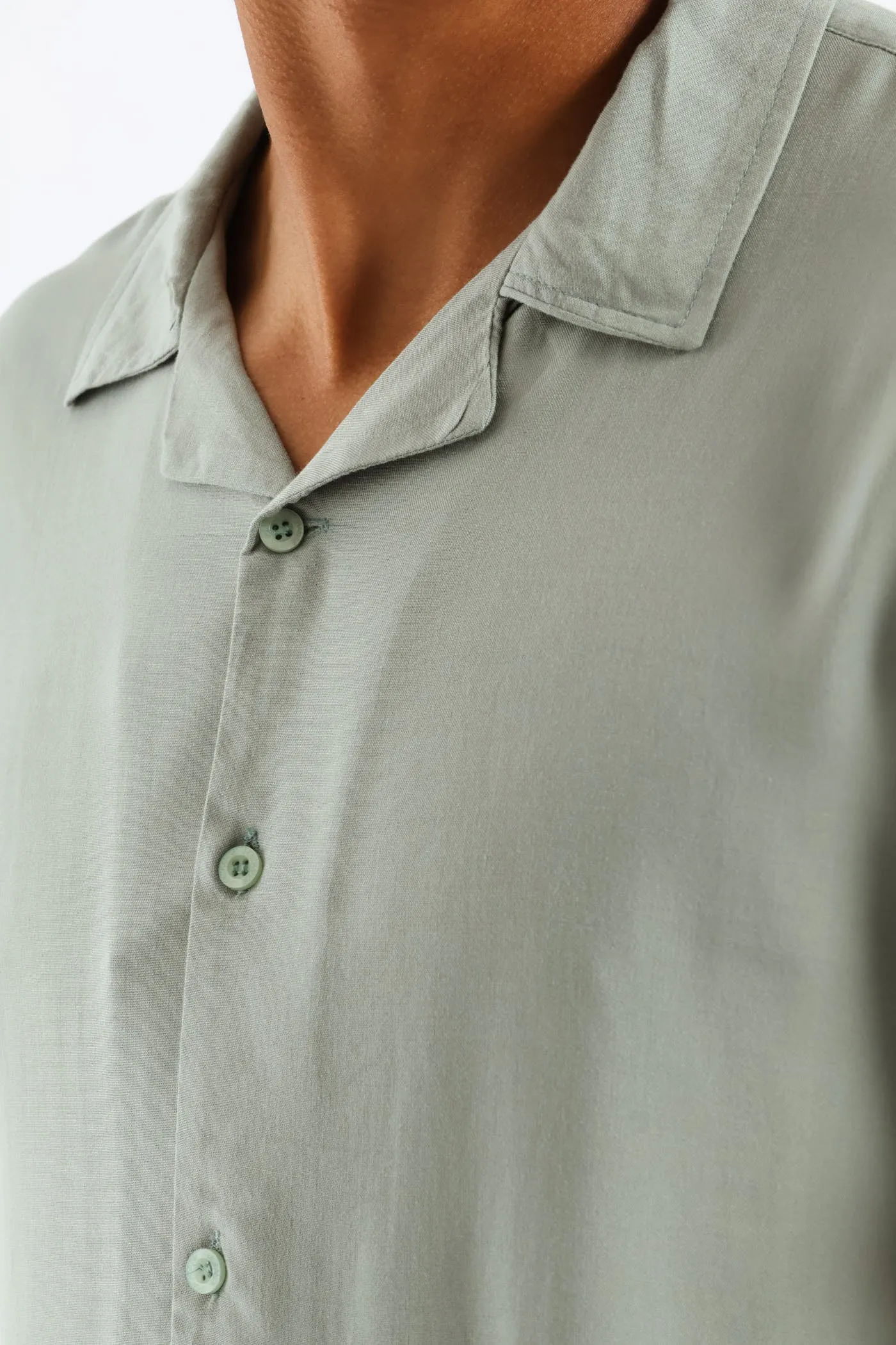 Plain Viscose Shirt - Sage sold by Edgars product image thumbnail 2