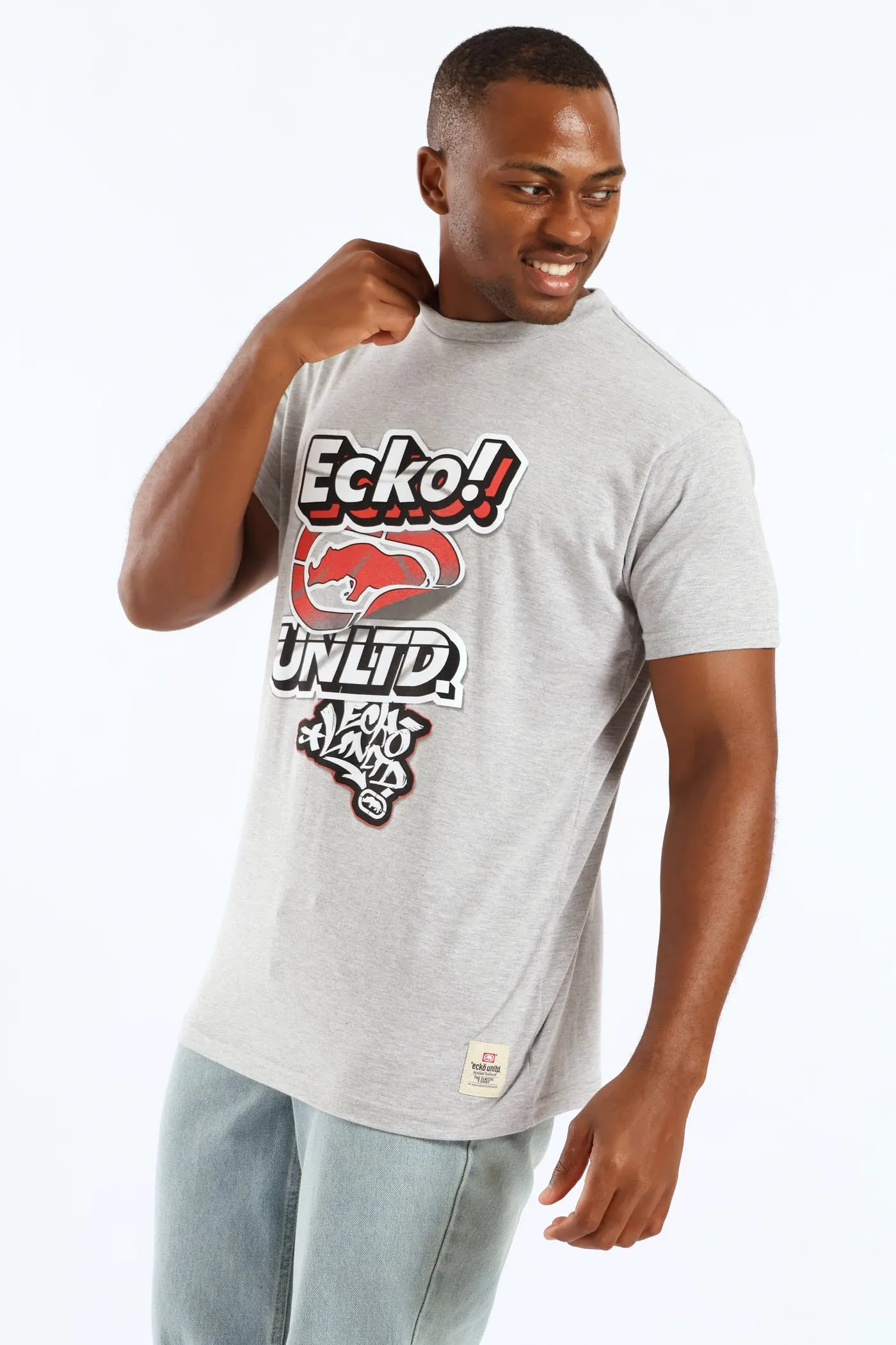 Lifted Logo Tee - Grey sold by Edgars product image thumbnail 3
