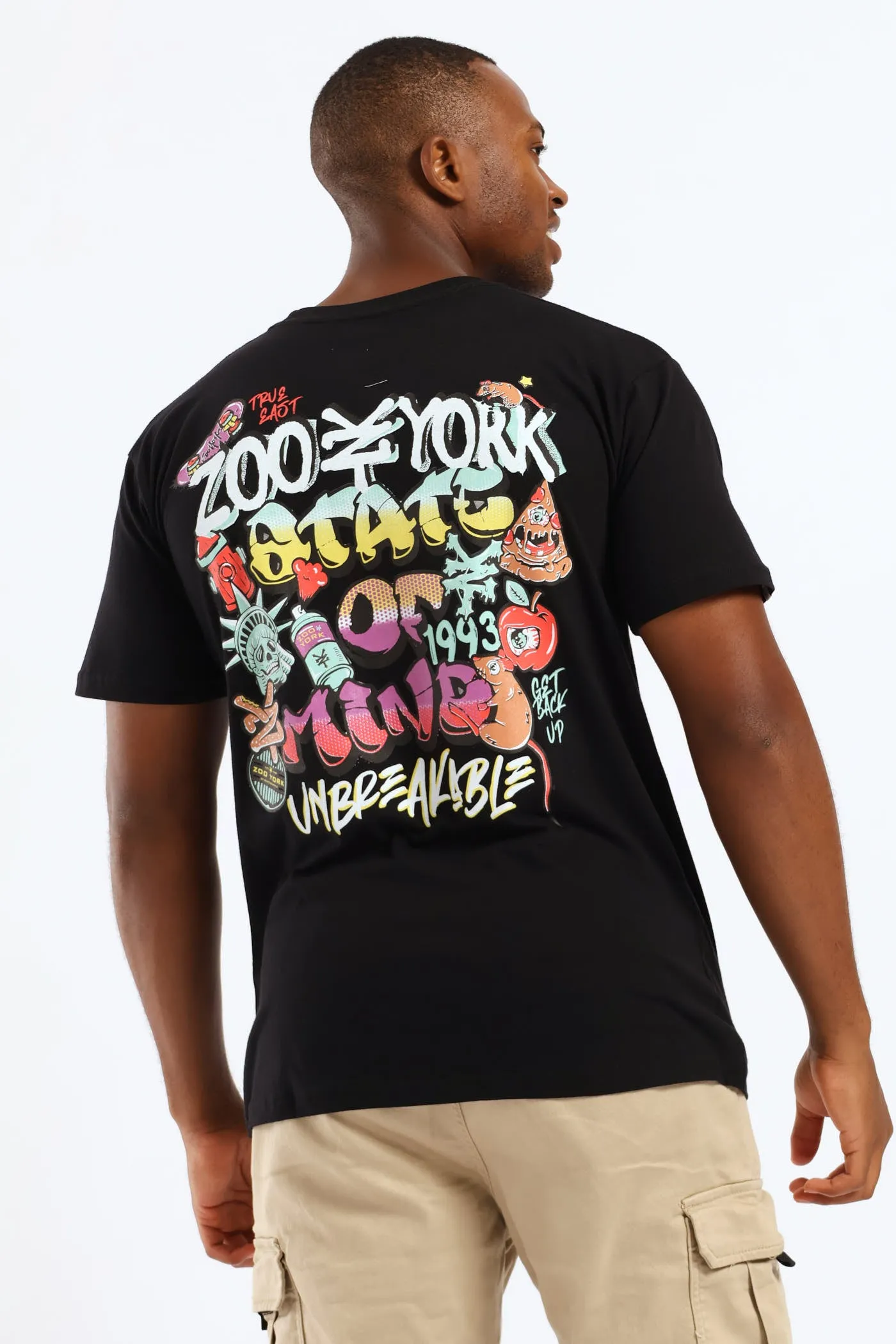 Unbreakable Back Print Tee - Black sold by Edgars