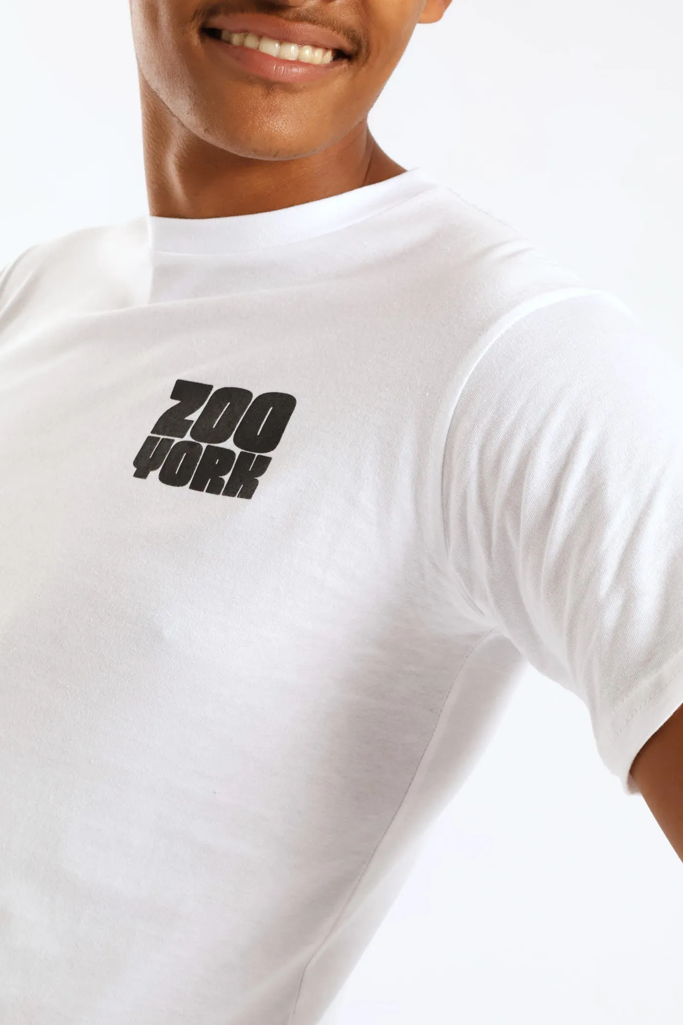 Contour Back Print Tee - White sold by Edgars product image thumbnail 4