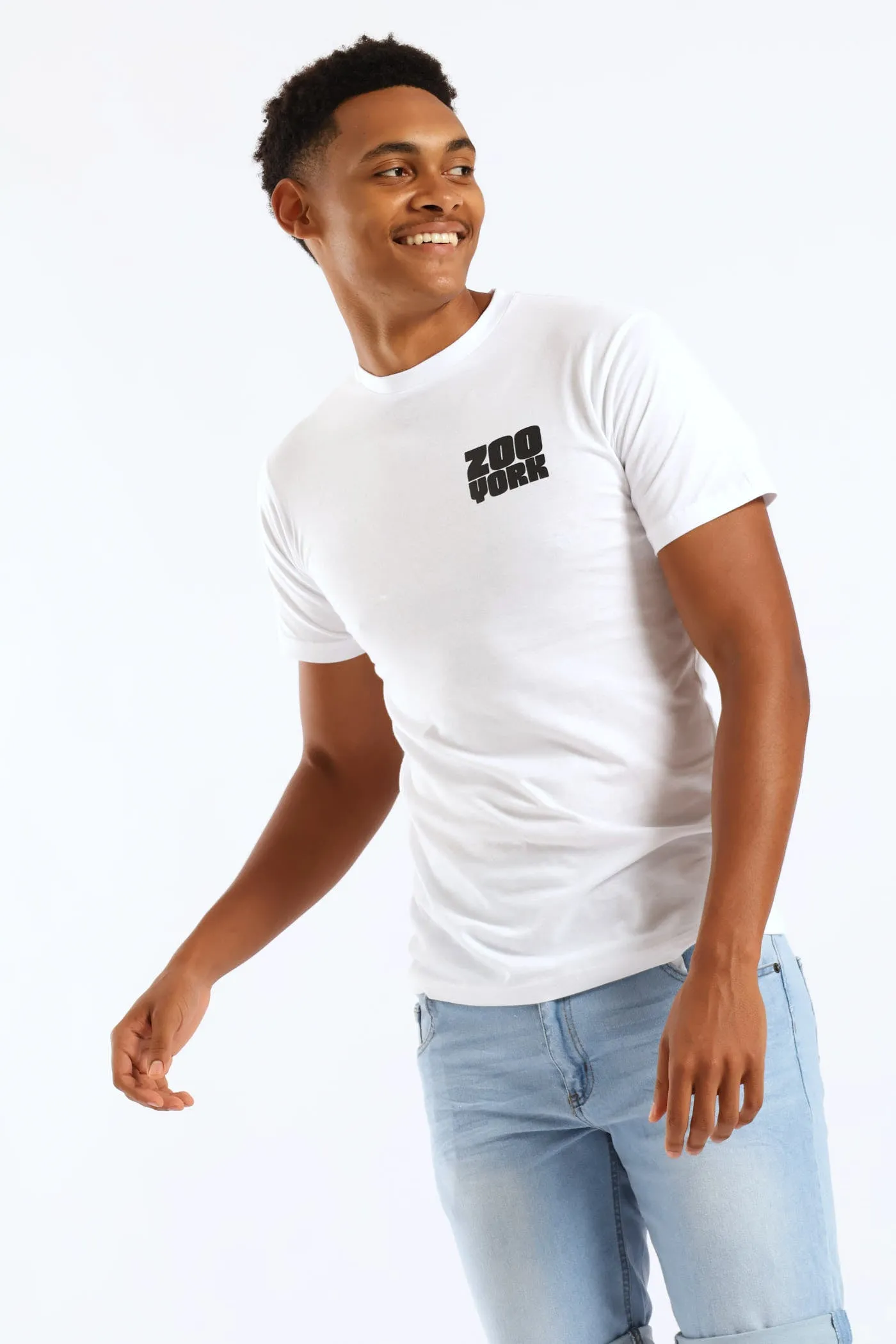 Contour Back Print Tee - White sold by Edgars product image thumbnail 2