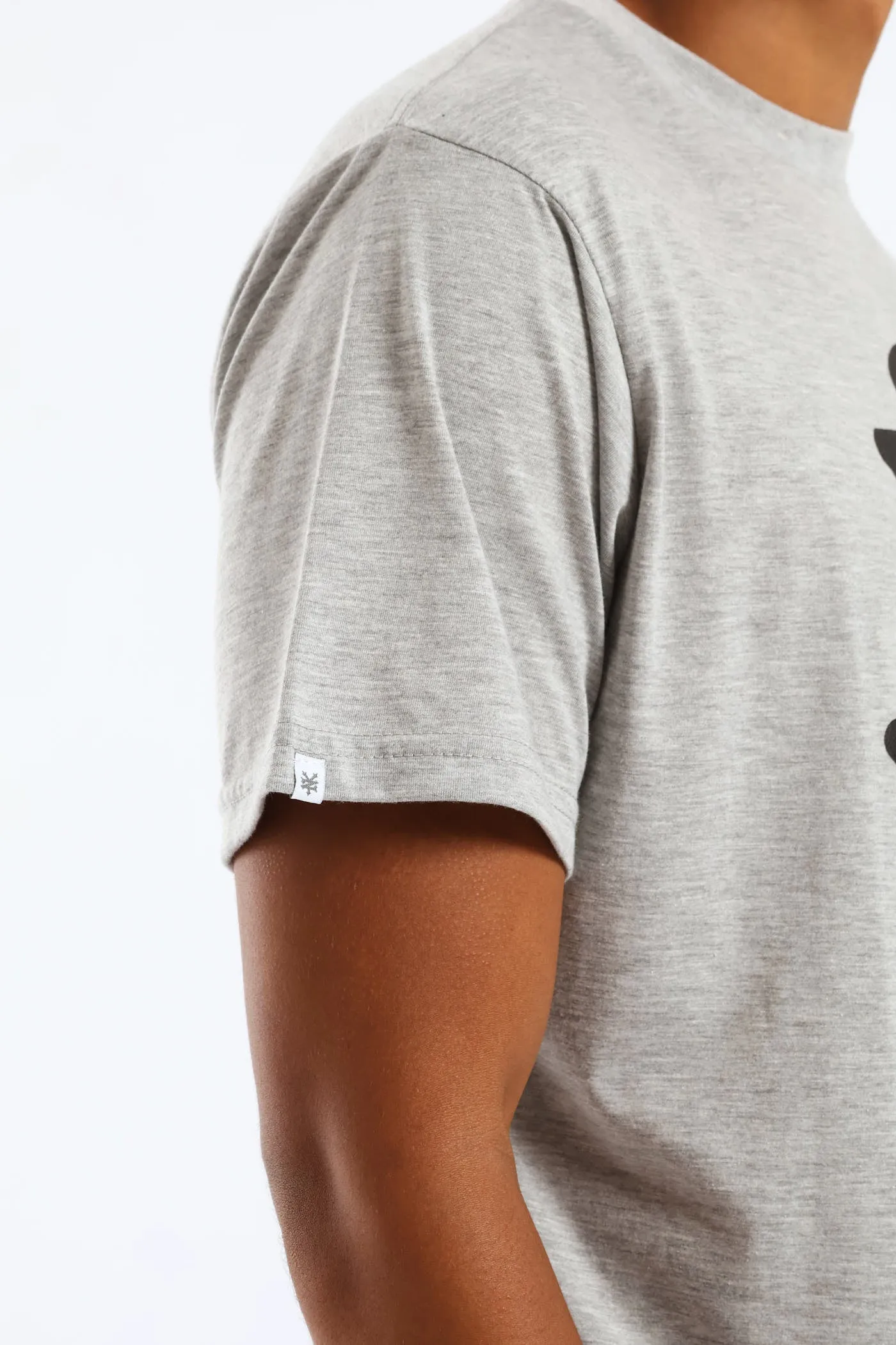 Drip Back Print Tee - Grey Melange sold by Edgars product image thumbnail 2