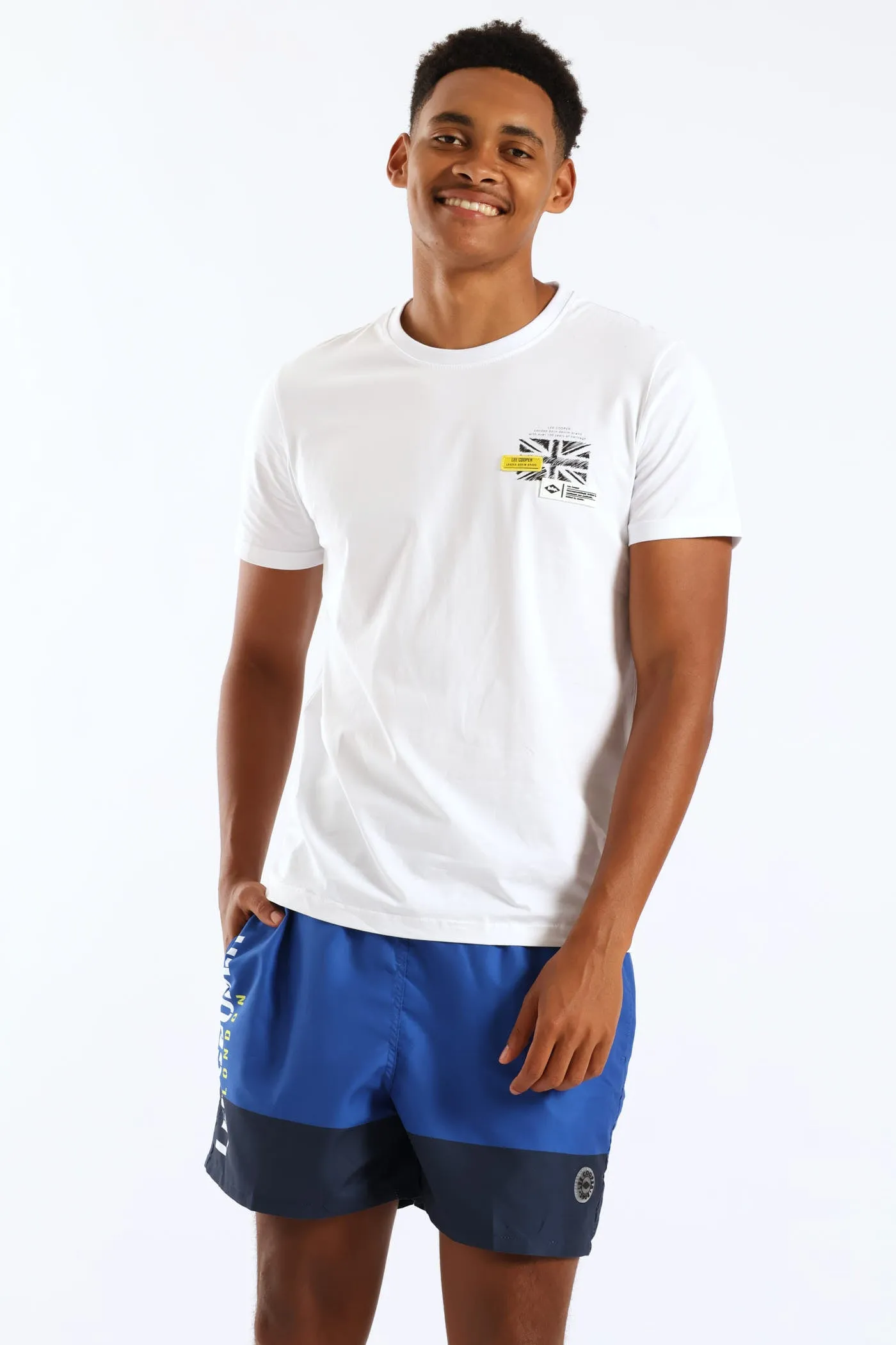 Two Tone Swim Short - Blue sold by Edgars