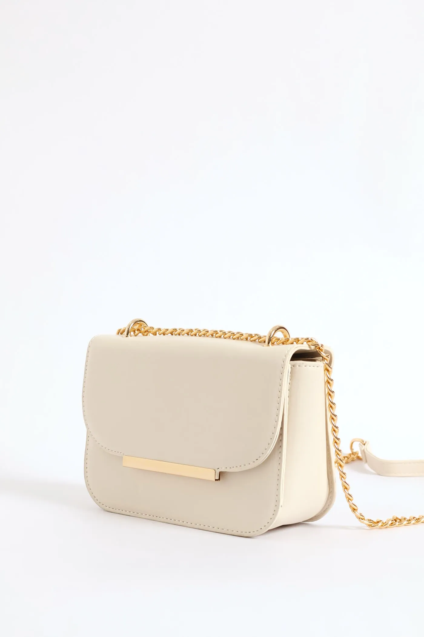 Gold Hardware Satchel Bag - Cream sold by Edgars product image thumbnail 4