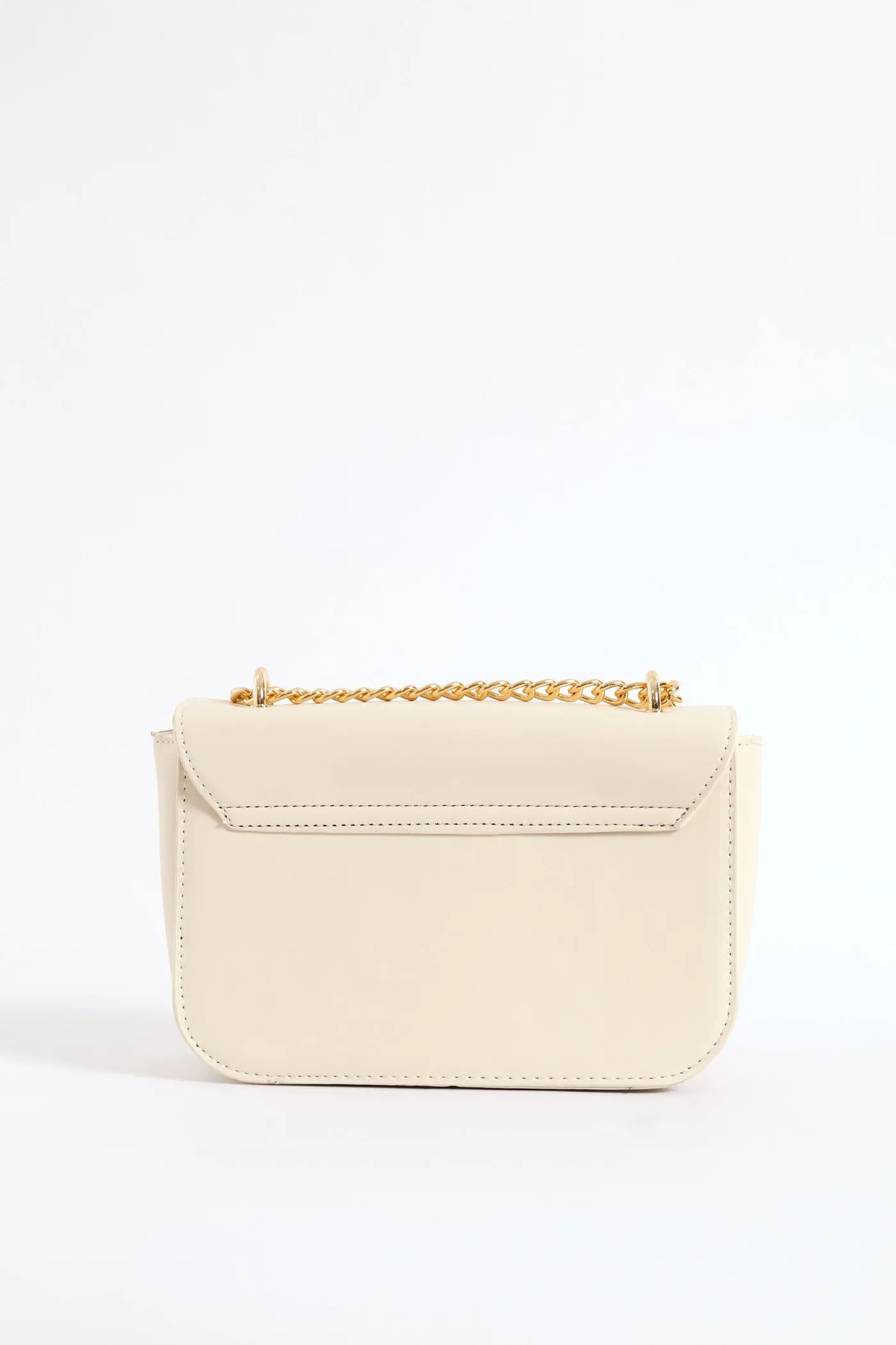 Gold Hardware Satchel Bag - Cream sold by Edgars product image thumbnail 3
