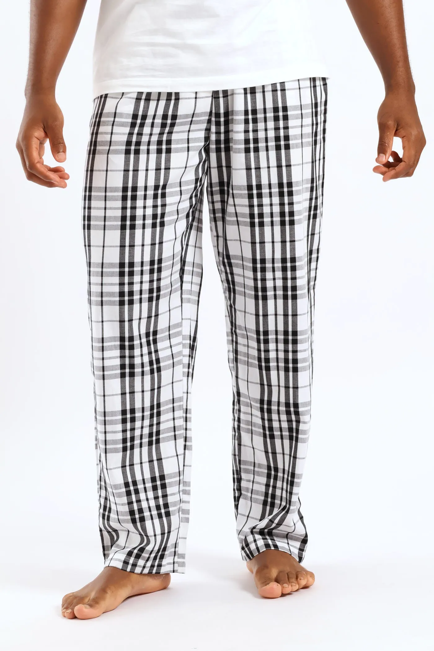 Check Woven Pants - Black/White sold by Edgars product image thumbnail 2