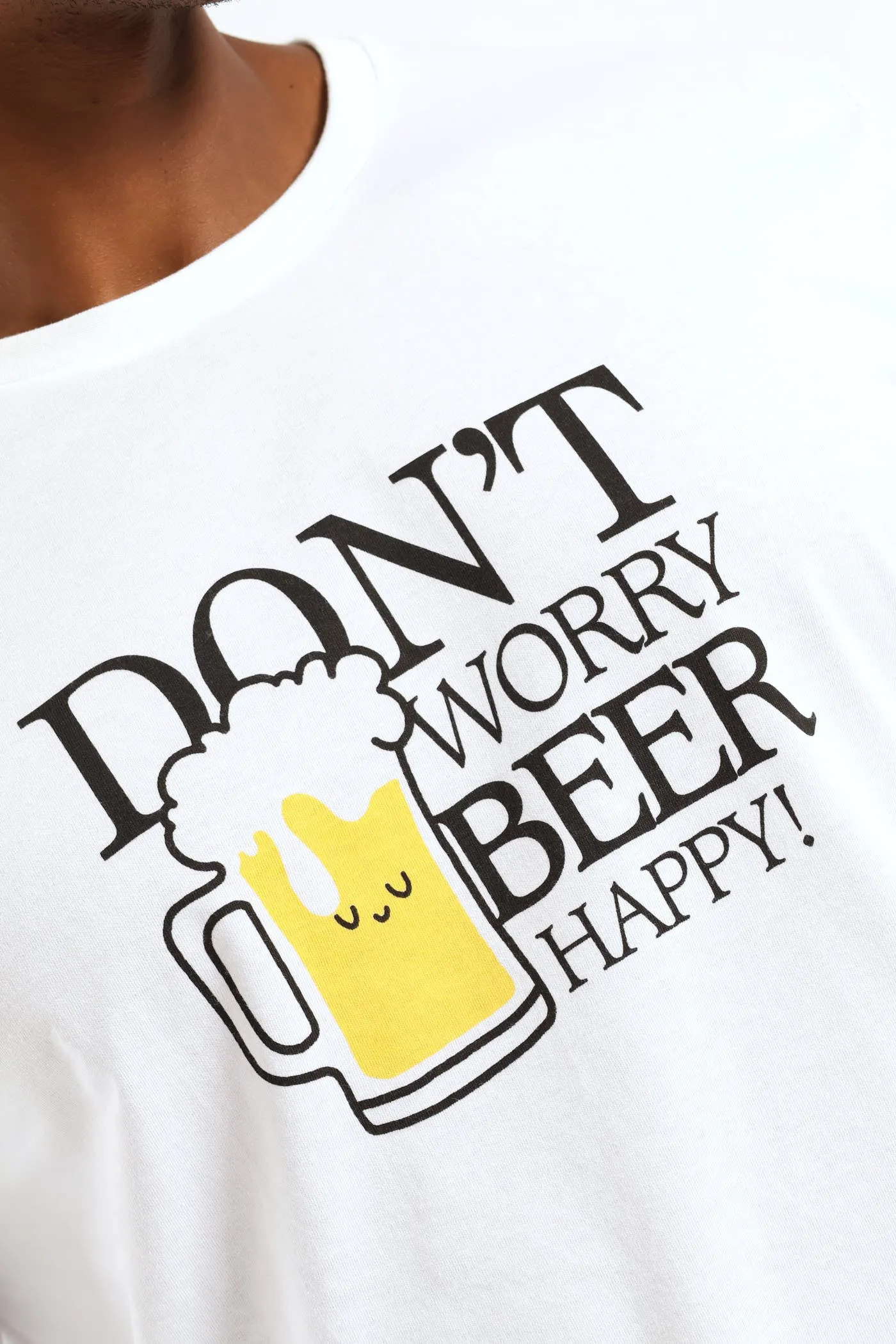 Don’t Worry Beer Happy Pyjama Tee - Multi sold by Edgars product image thumbnail 2
