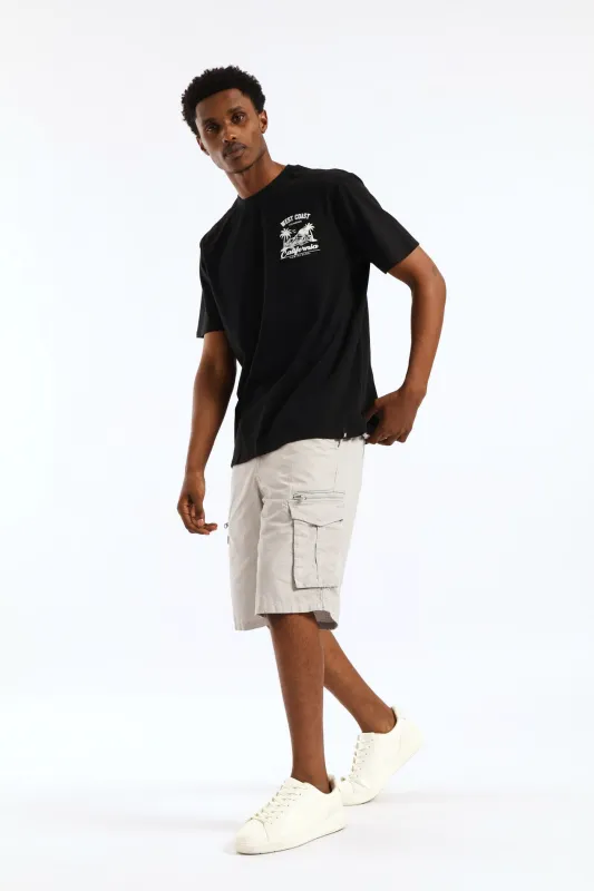 Cargo Shorts - Grey sold by Edgars