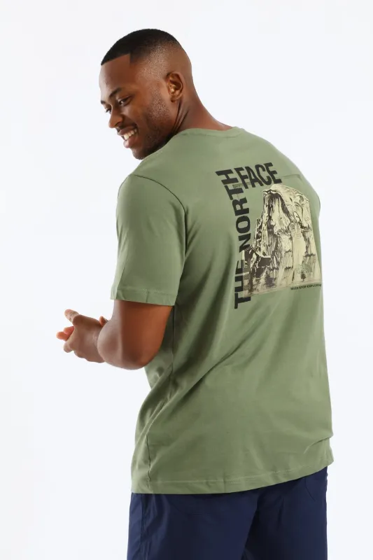 Half Dome Photo Tee - Olive sold by Edgars