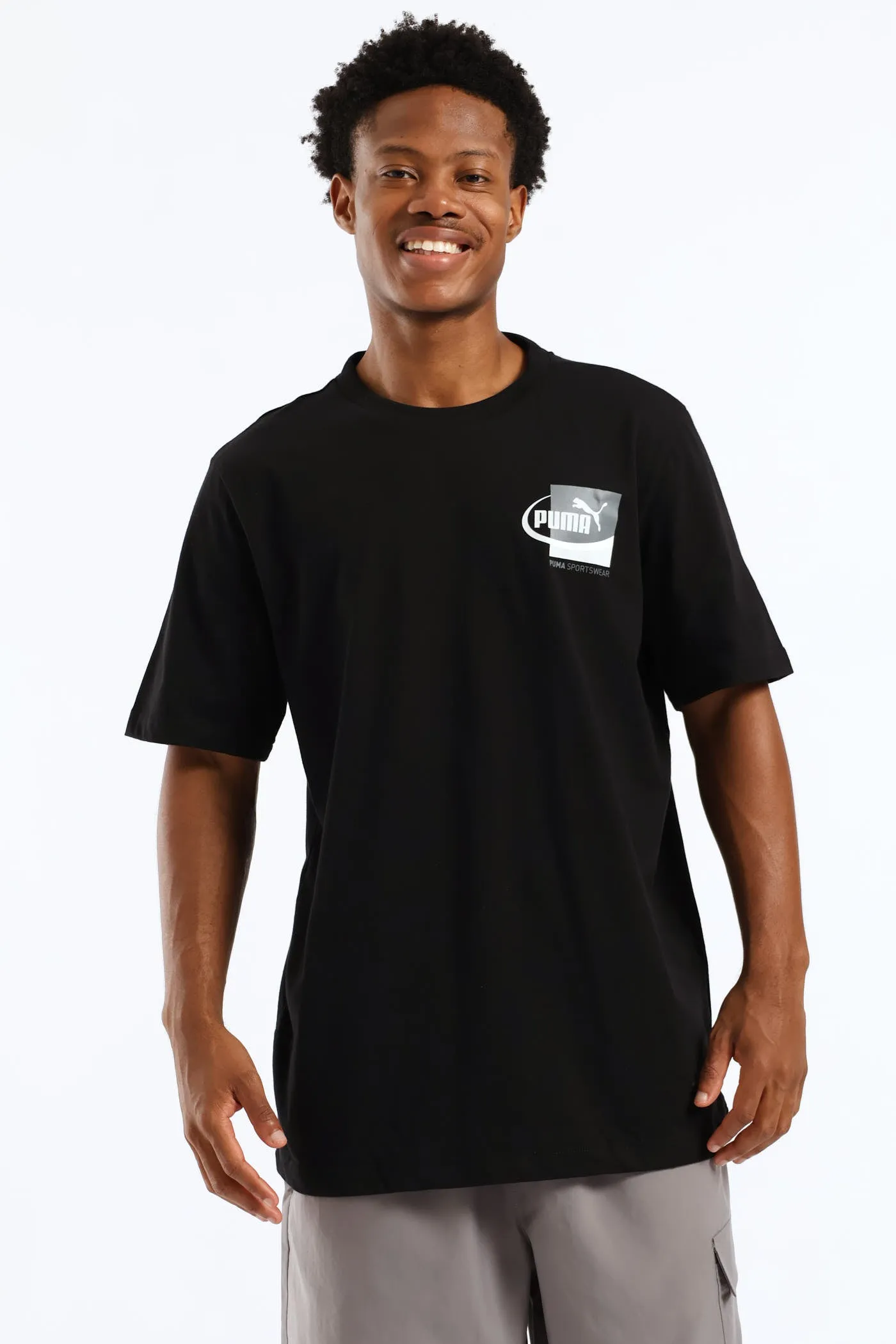 Small Box Graphic Tee - Black sold by Edgars