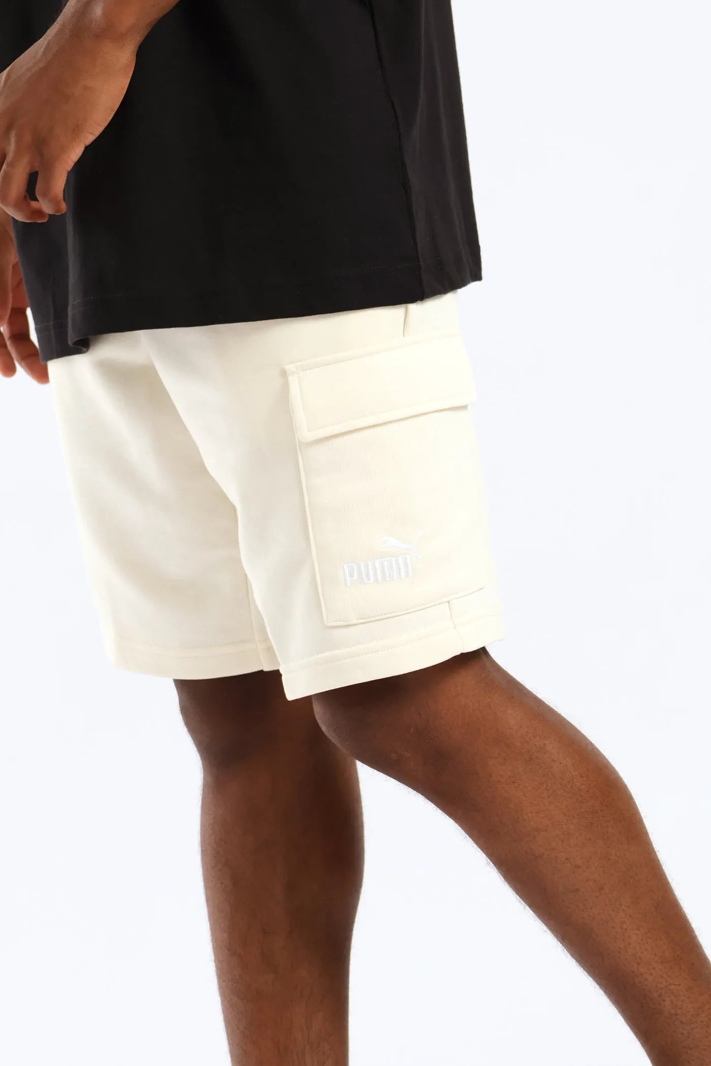 Essential No. 1 Logo 10” Cargo Shorts - Off White sold by Edgars product image thumbnail 3