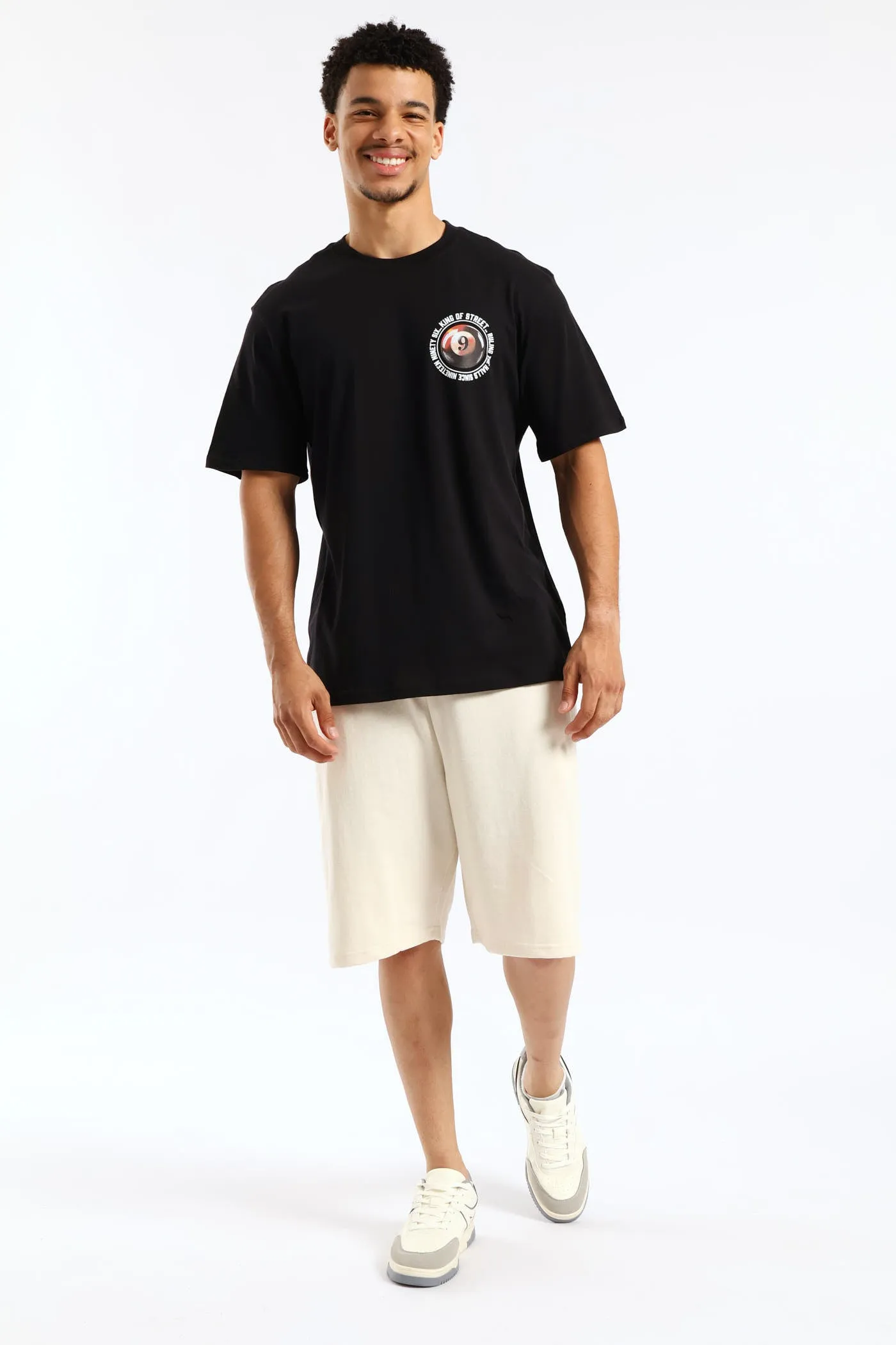 Billards Print Front & Back Tee - Black sold by Edgars product image thumbnail 5