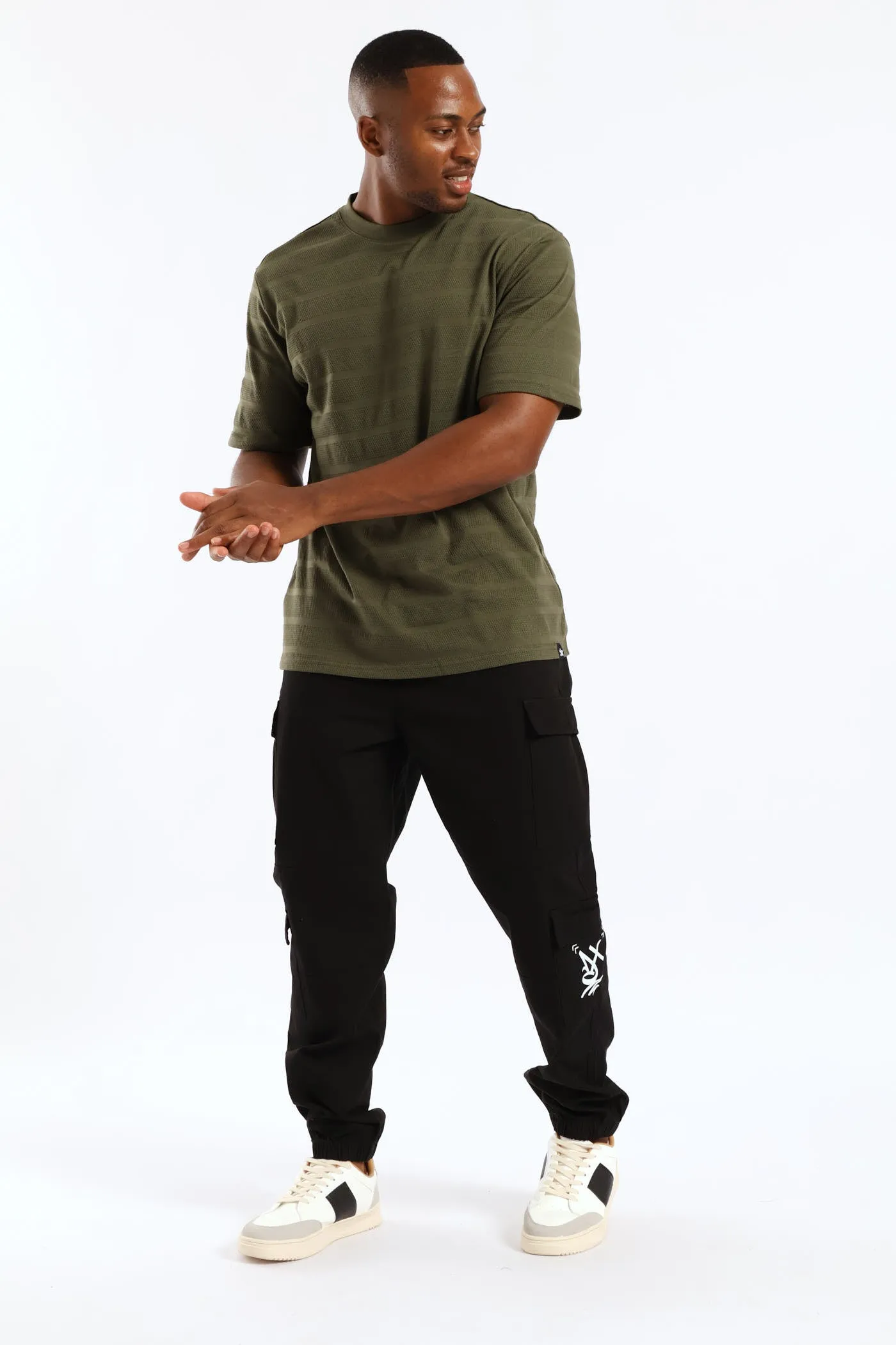 Ripstop Cargo Jogger - Black sold by Edgars