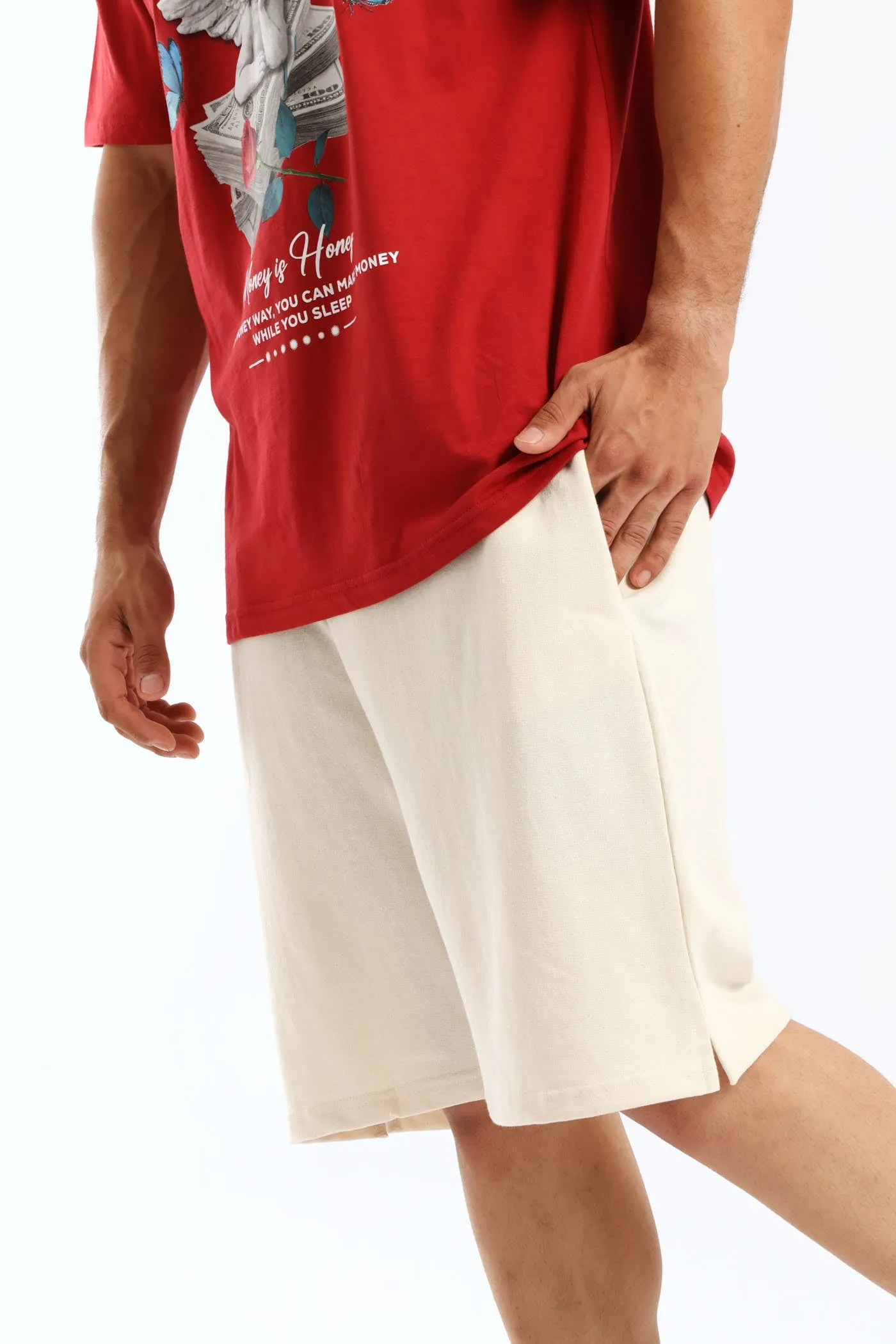 Fleece Shorts - Stone sold by Edgars product image thumbnail 2