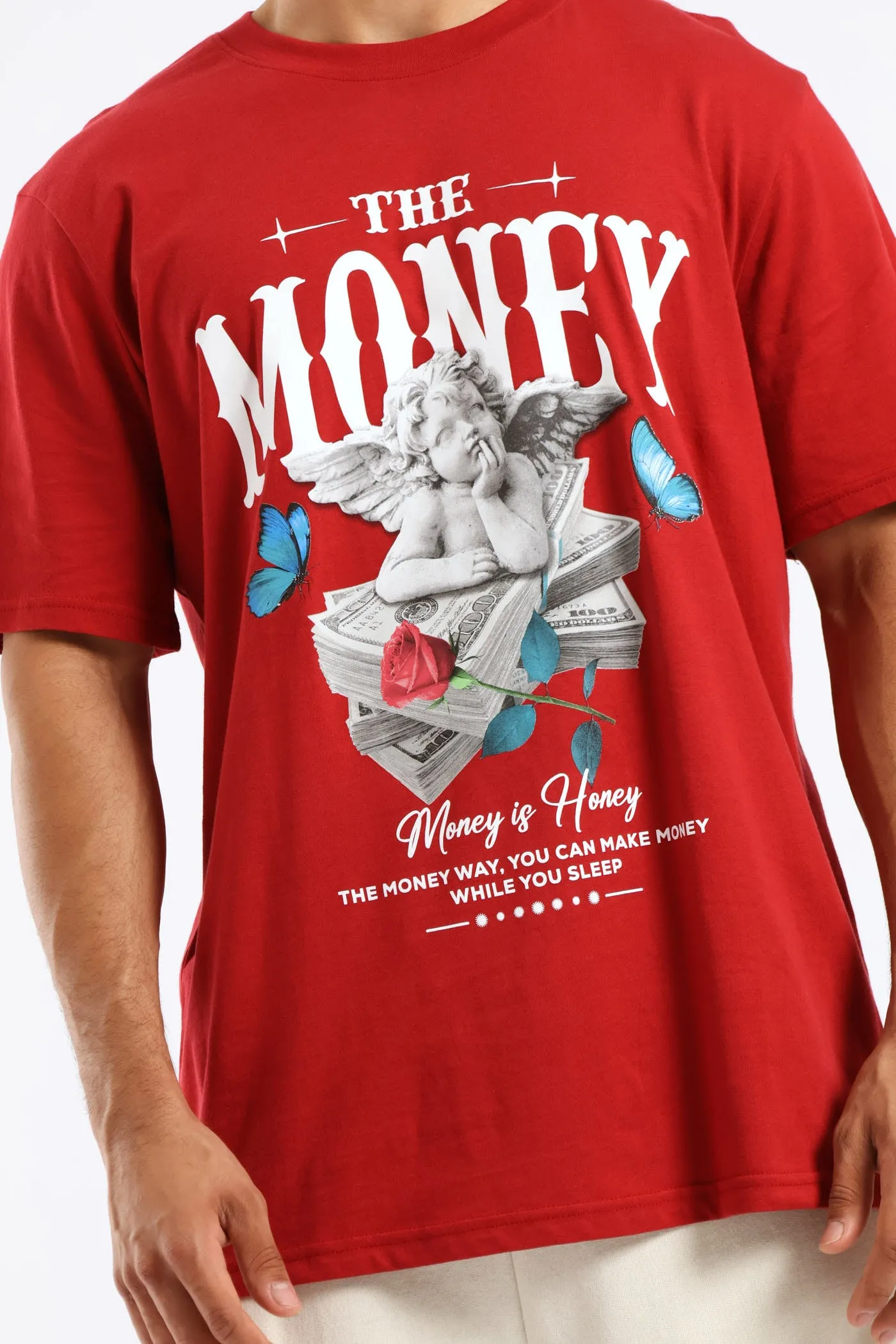 Money Tee - Dark Red sold by Edgars product image thumbnail 2