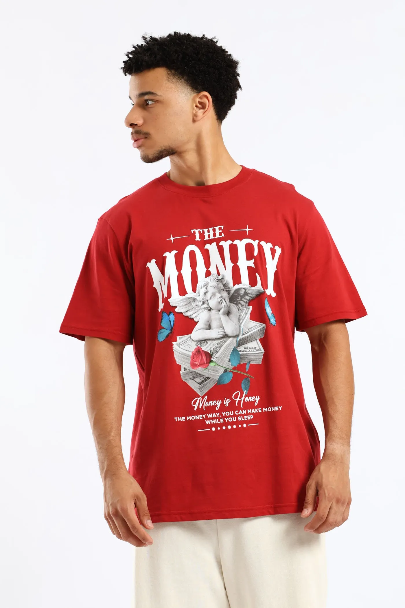 Money Tee - Dark Red sold by Edgars product image thumbnail 3