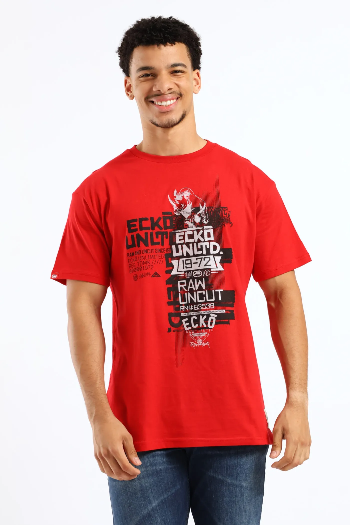 Raw Uncut Tee - Red sold by Edgars product image thumbnail 3