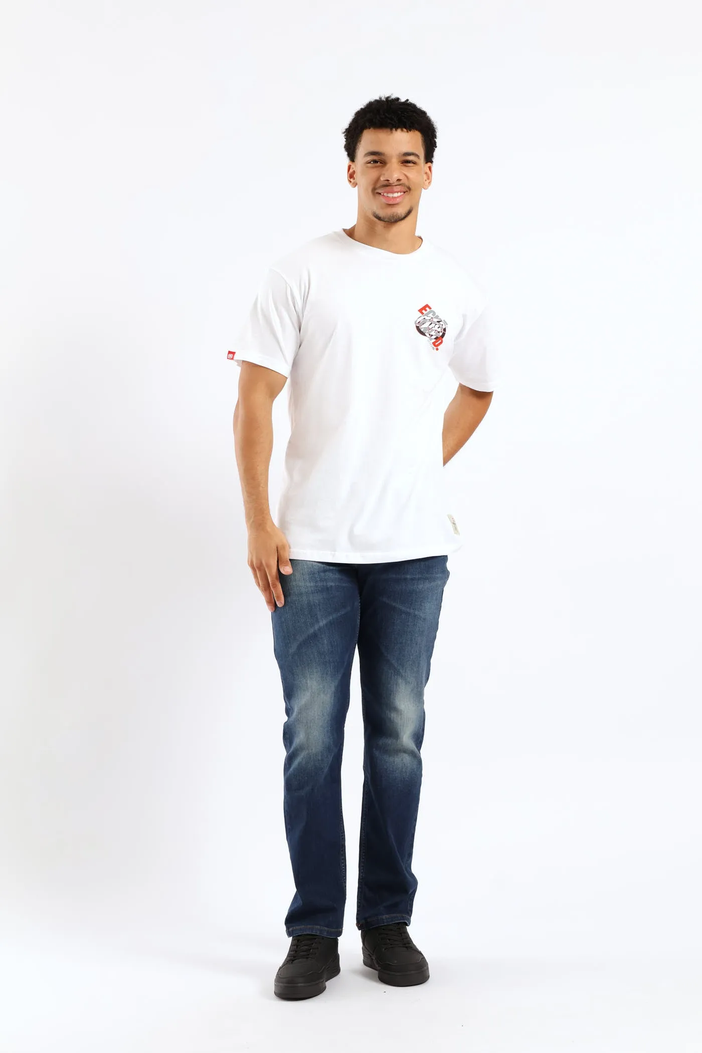 Back Print Script Tee - White sold by Edgars product image thumbnail 5
