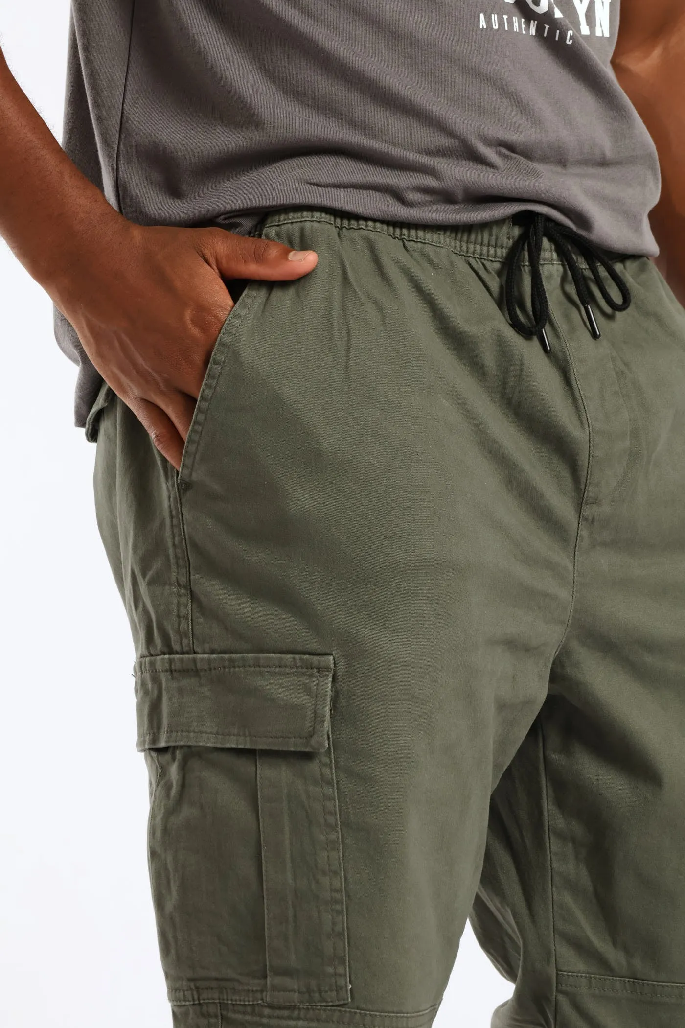 Basic Cargo Jogger - Olive sold by Edgars product image thumbnail 2