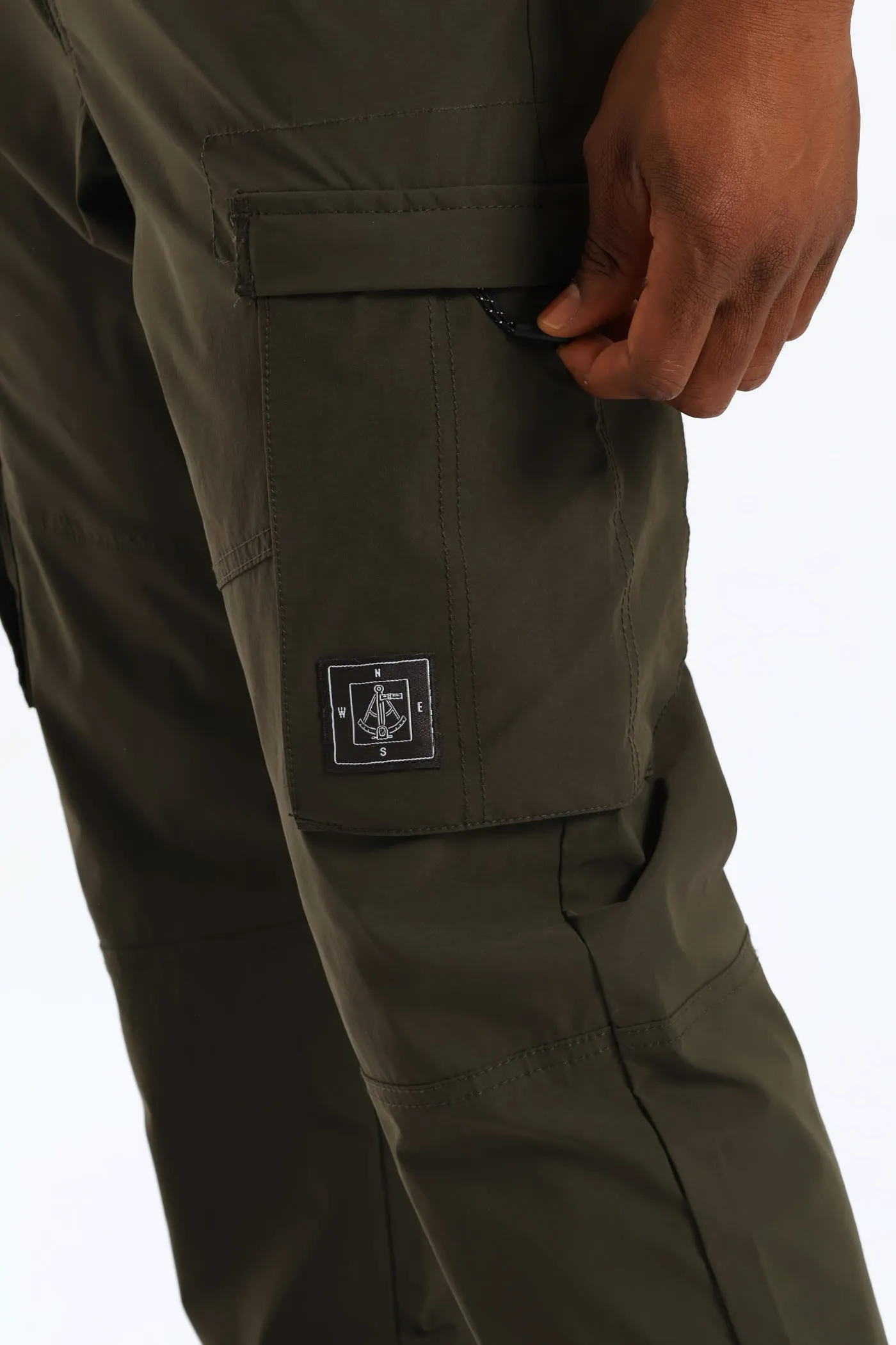 Zip Pocket Tech Utility Cargo Pants - Fatigue sold by Edgars product image thumbnail 5