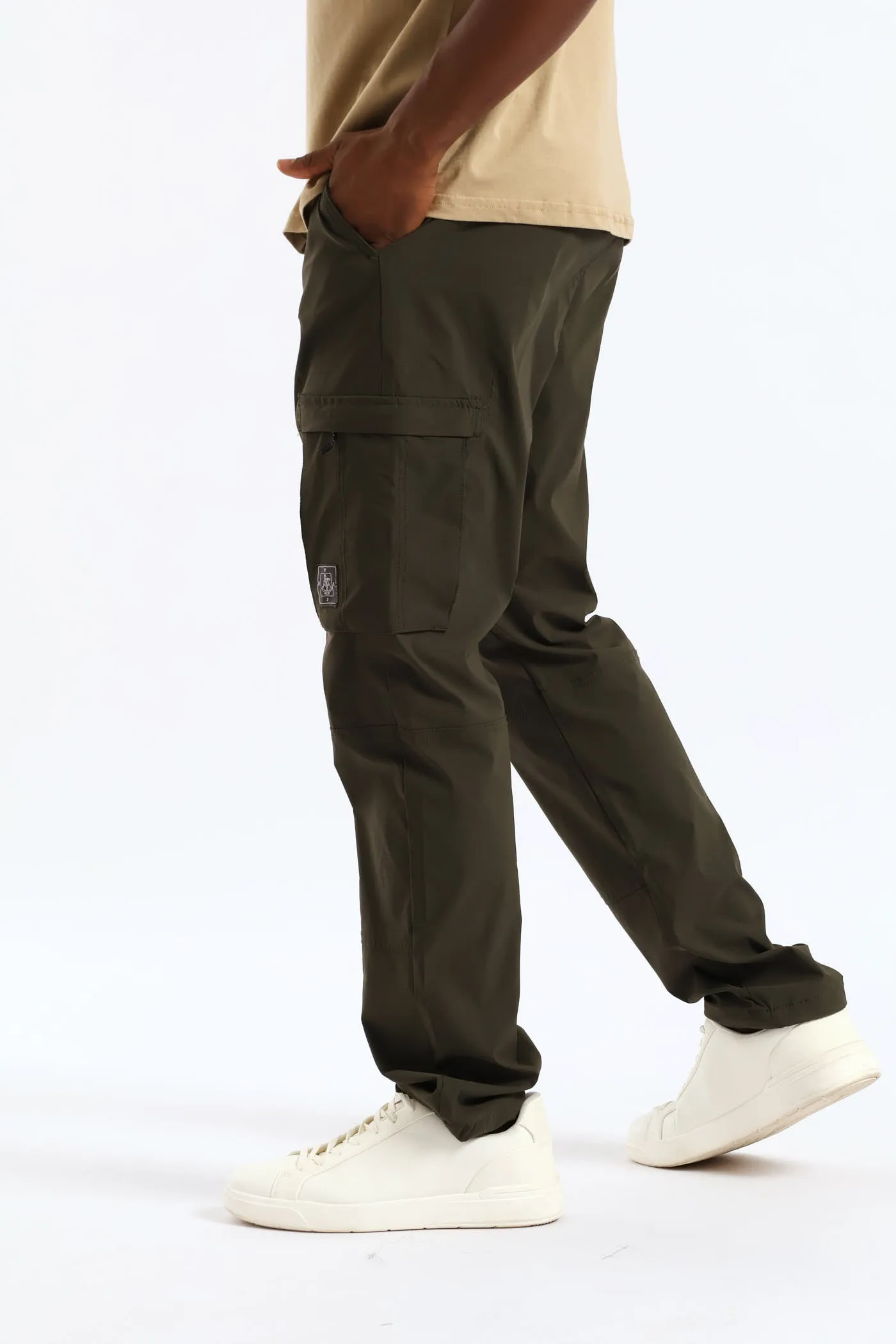 Zip Pocket Tech Utility Cargo Pants - Fatigue sold by Edgars product image thumbnail 3